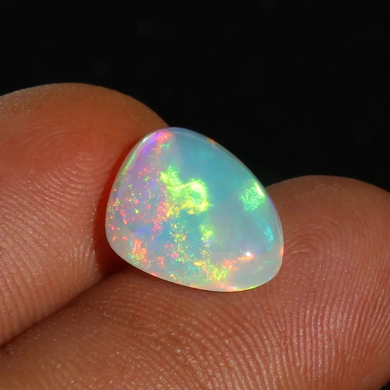 3.61 ct Ethiopian Welo Fire Opal Cabochon - October Birthstone loose gemstones