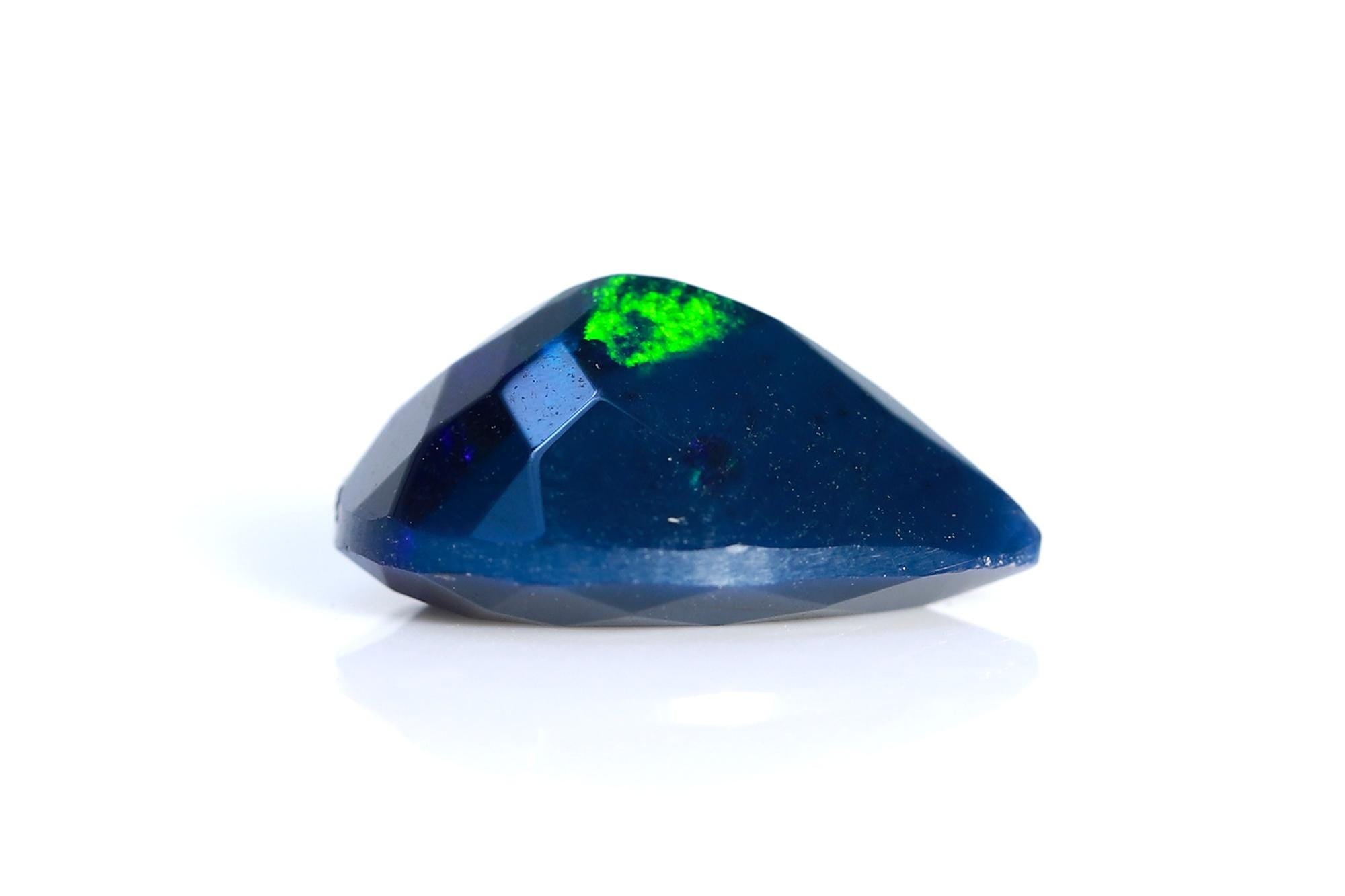 Ethiopian Welo Opal Gemstone: 1.79ct Pear Cabochon, 8x11mm