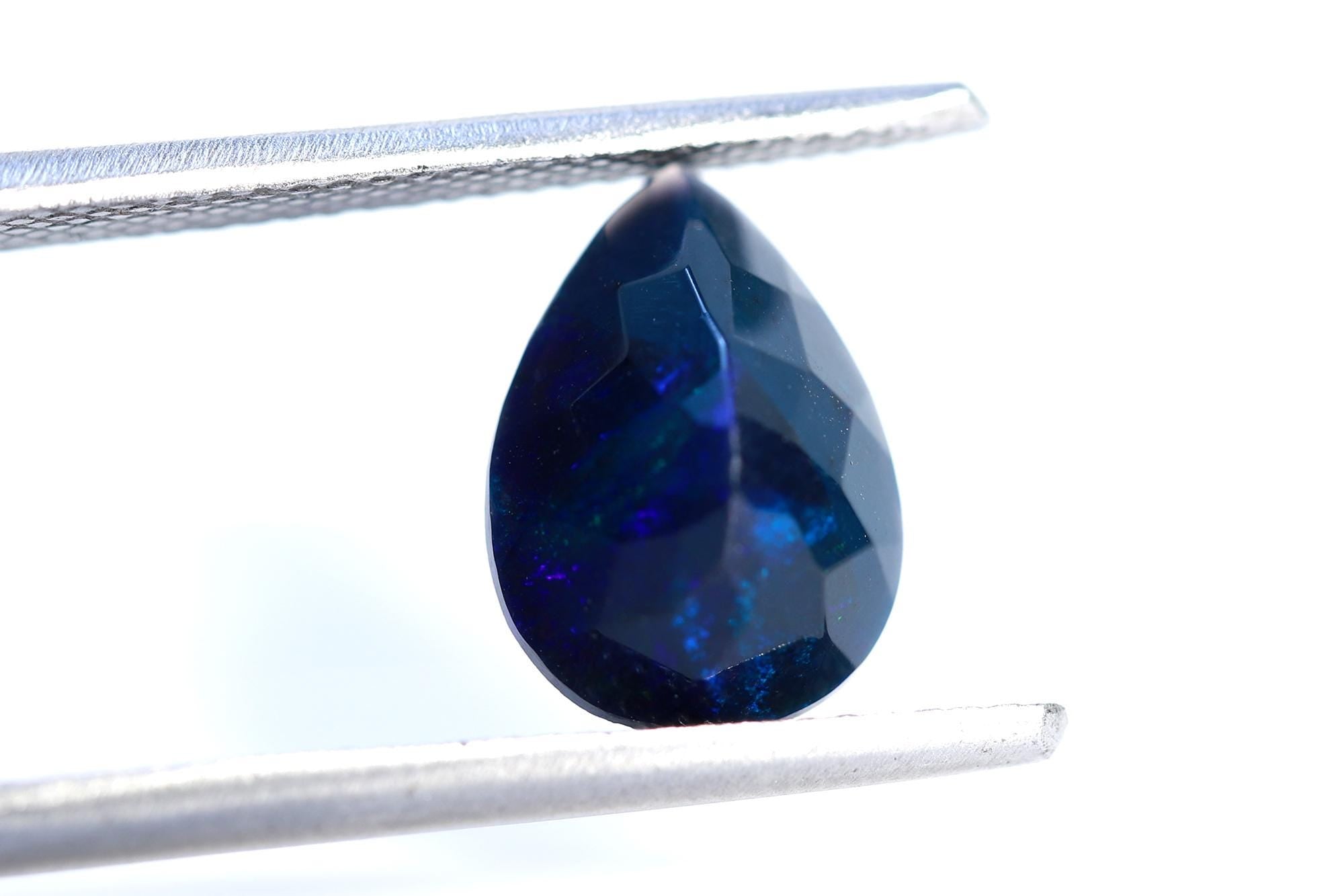 Ethiopian Welo Opal Gemstone: 1.79ct Pear Cabochon, 8x11mm