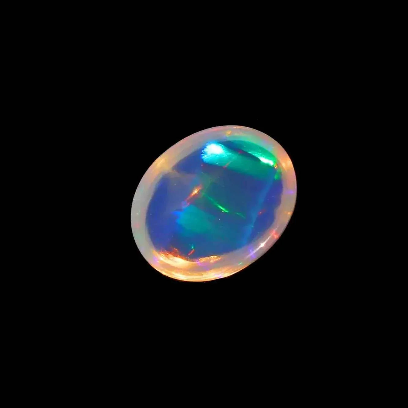 AAA Ethiopian Welo Opal Cabochon 2.50ct Loose Gemstone October Birthstone Jewelry loose gemstones