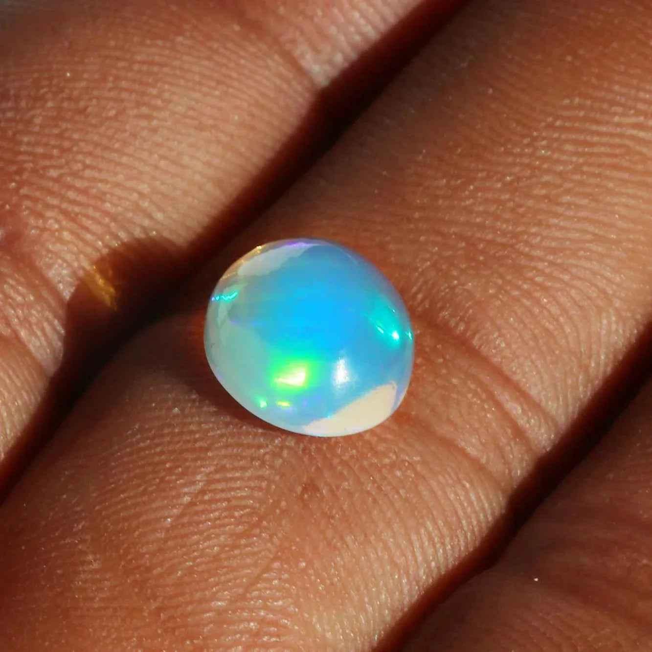 Ethiopian Welo Opal Cabochon 2.51 ct Oval Gemstone - October Birthstone loose gemstones