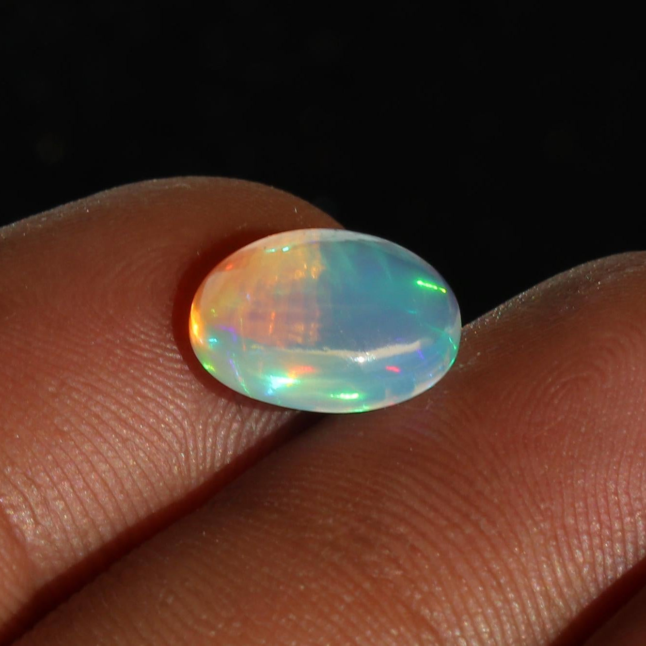 Welo Ethiopian Opal Cabochon: 2.2 ct October Birthstone Gemstone