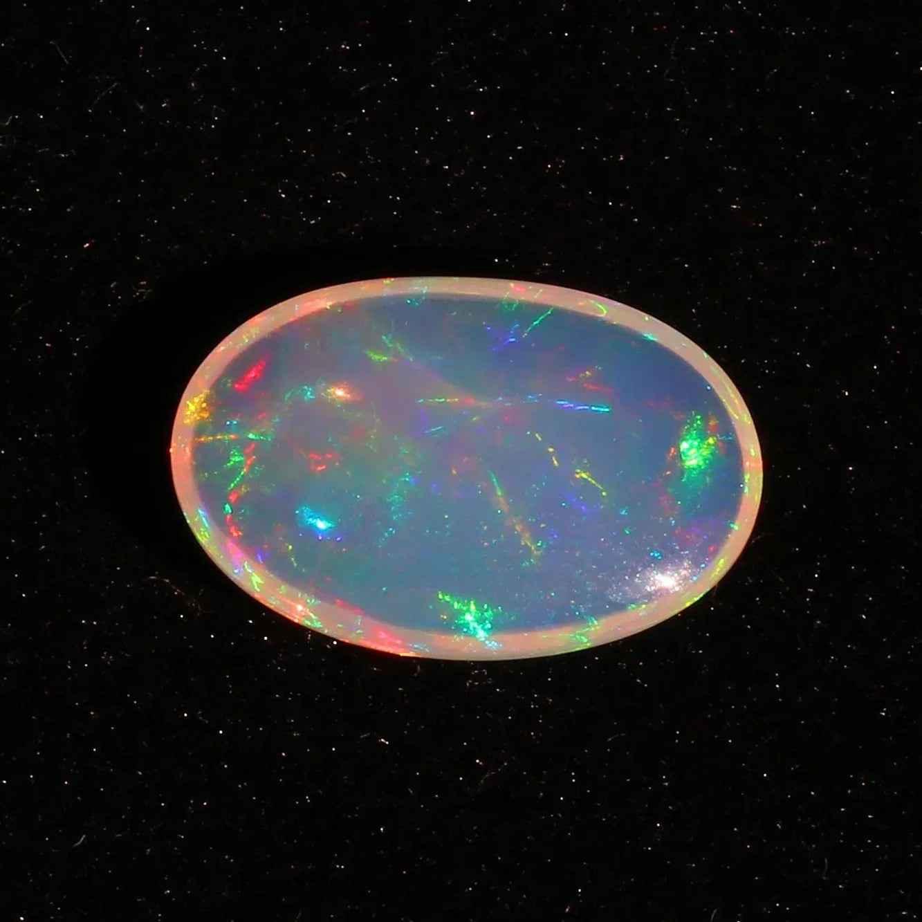 Welo Opal Stone: 5.95 ct Ethiopian Cabochon for Jewelry loose gemstones