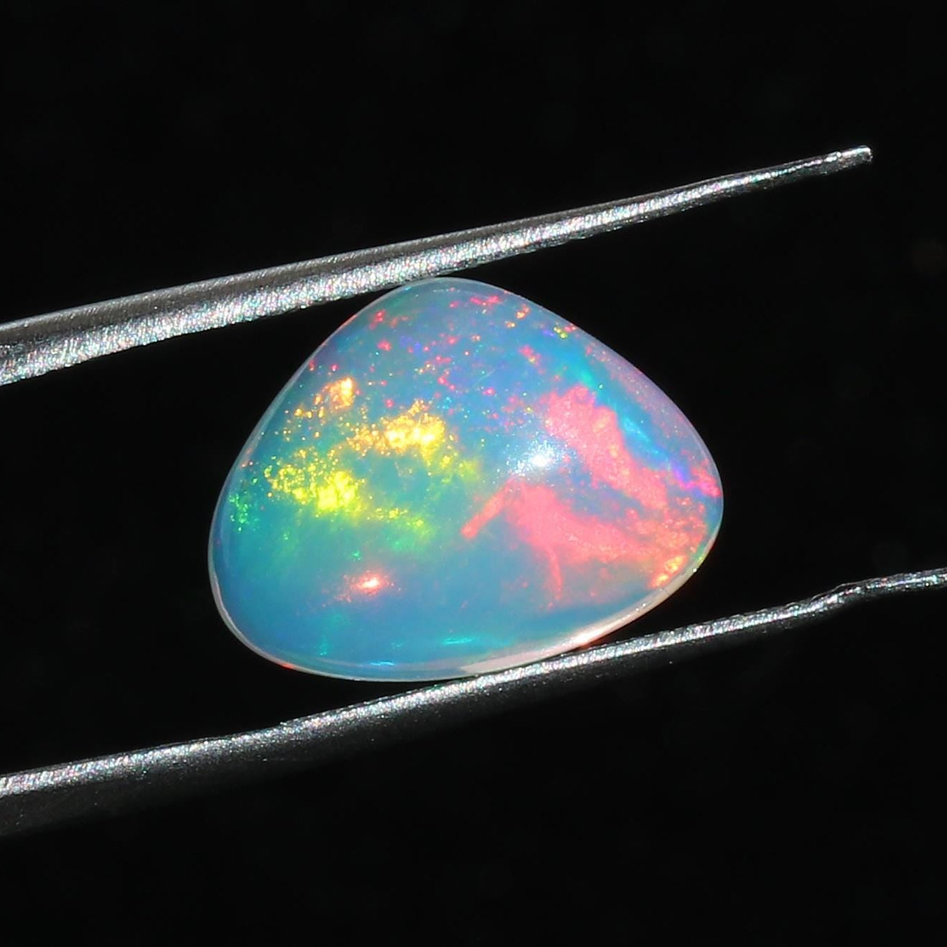 3.61 ct Ethiopian Welo Fire Opal Cabochon - October Birthstone