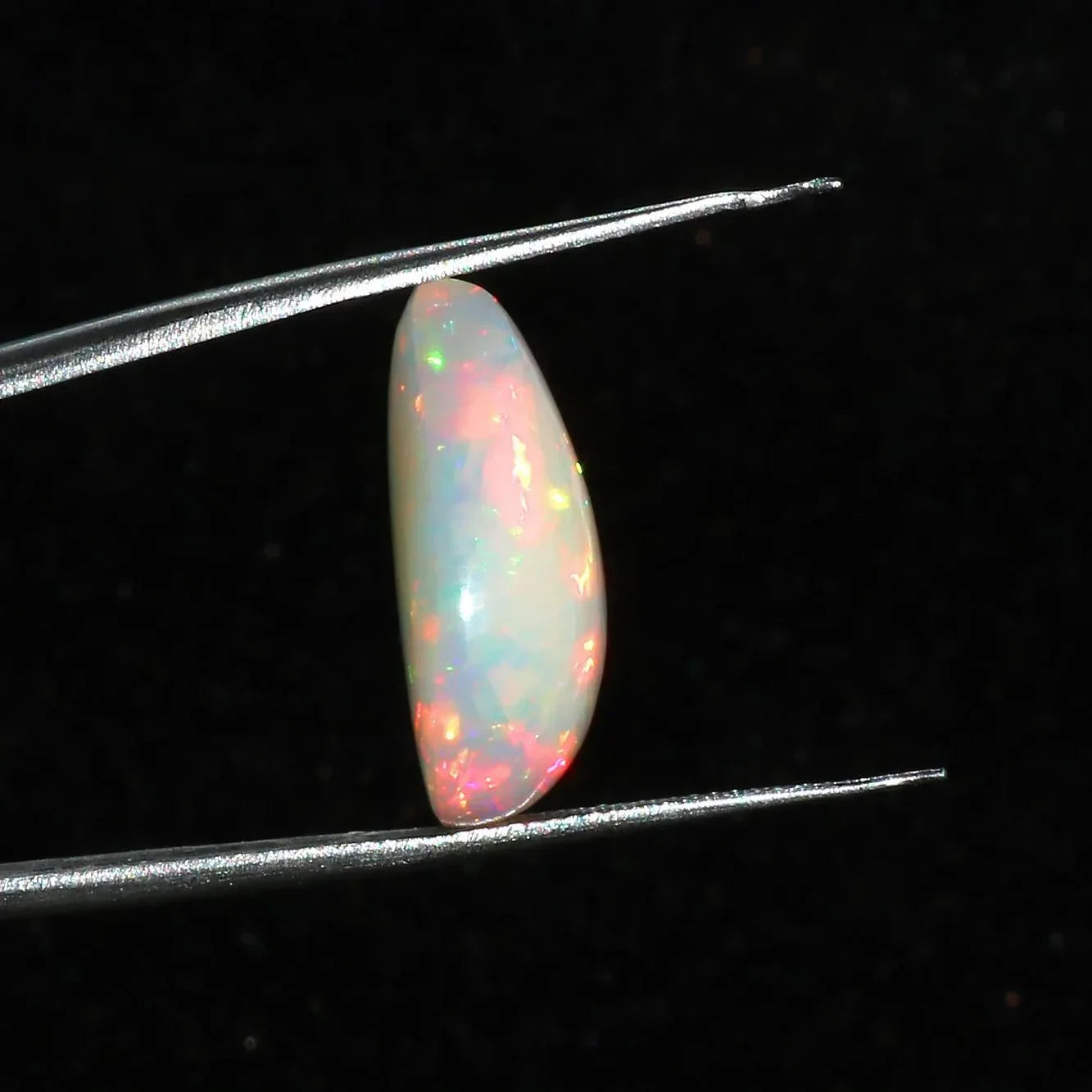Ethiopian Opal Stone: 11.52 Cts Pear Cabochon, Untreated Fire Opal loose gemstones
