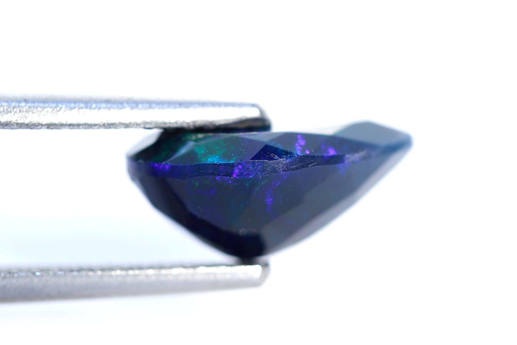 Ethiopian Welo Opal Gemstone: 1.79ct Pear Cabochon, 8x11mm