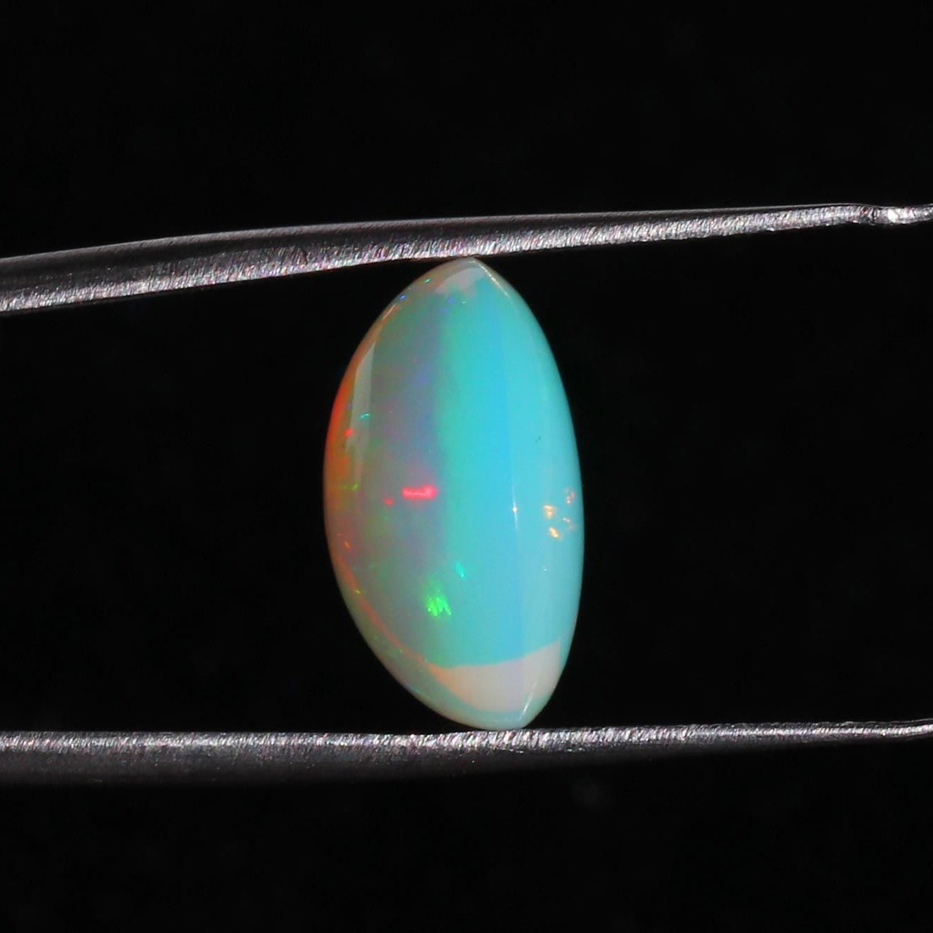 7.70 Cts Ethiopian Fire Opal Cabochon: October Birthstone