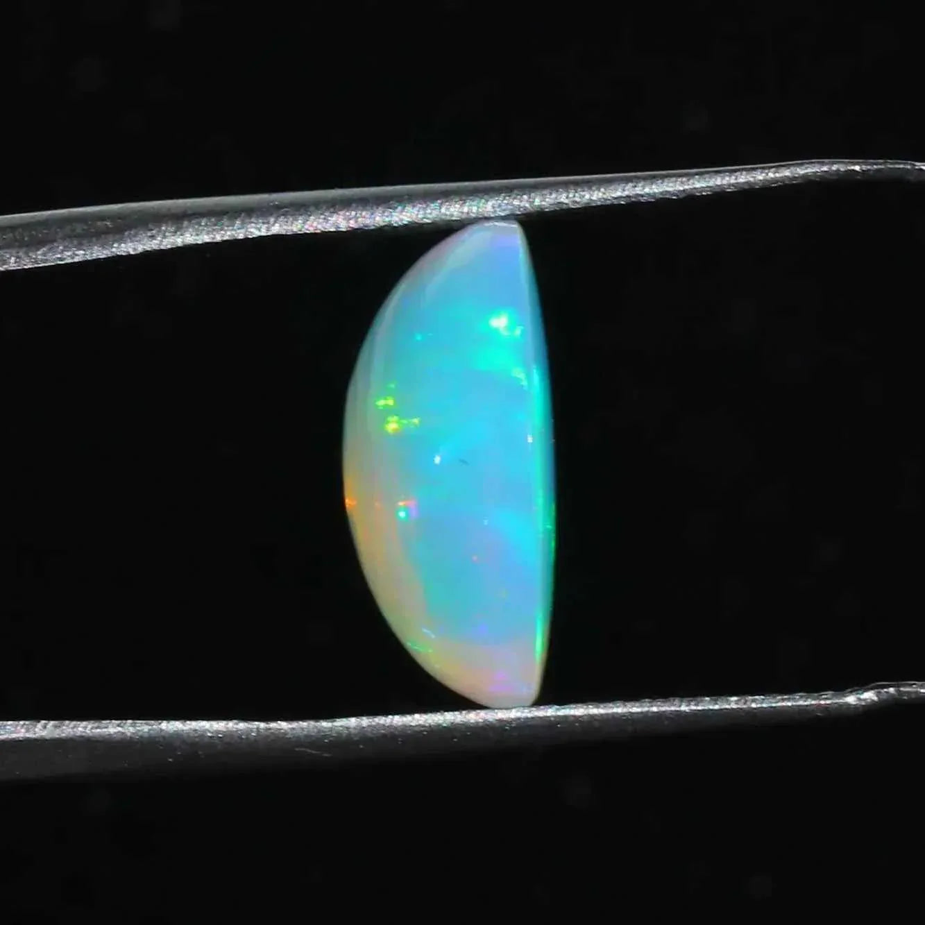 Welo Opal Cabochon: 4.65 ct Ethiopian Pear Shape Gemstone, 12x14mm loose gemstones