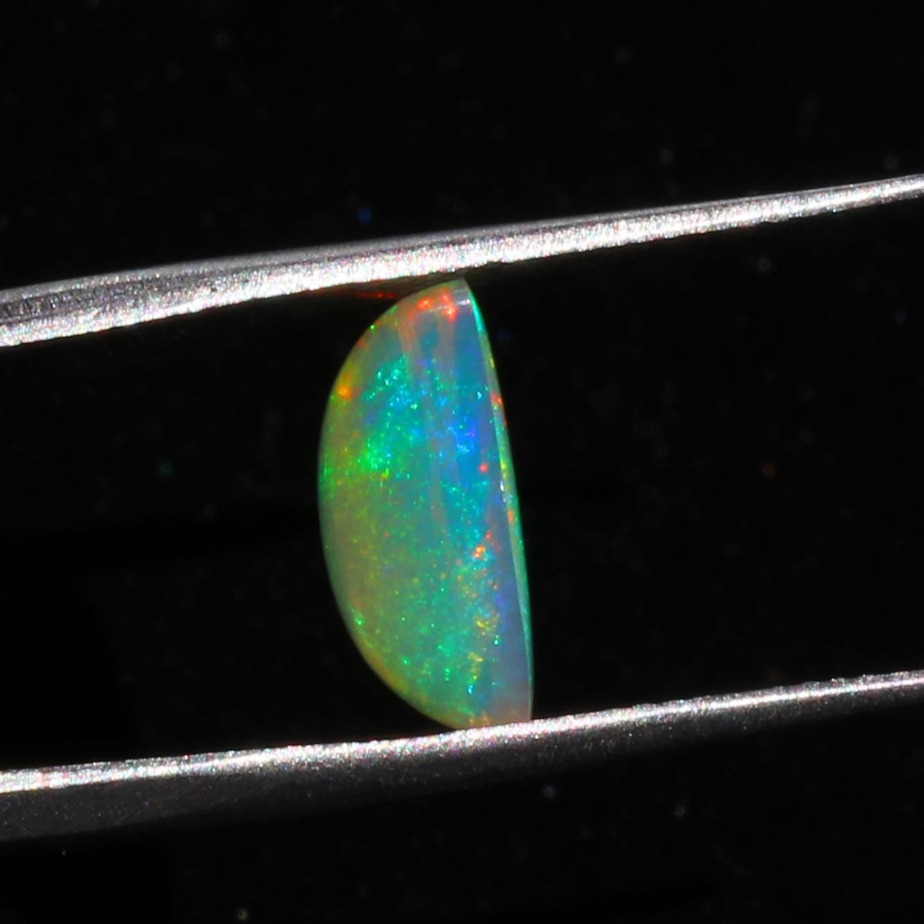 Ethiopian Welo Opal Cabochon: 12x10mm Oval Gemstone, October Birthstone