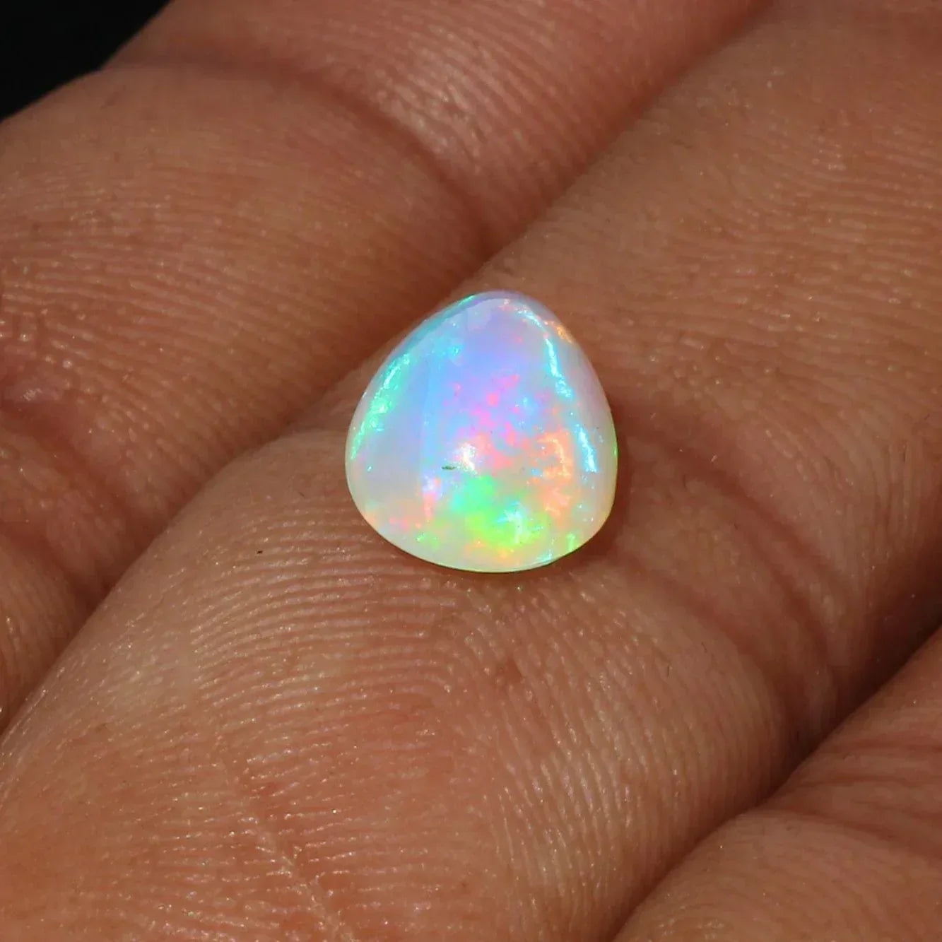 Ethiopian Welo Opal Cabochon: 2.26 Carat Pear Shape Gemstone loose gemstones