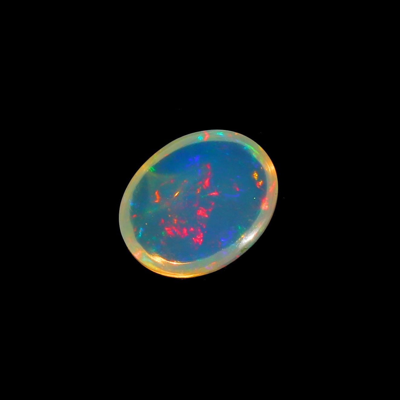 Welo Opal Gemstone: Ethiopian Fire Opal Crystal for Jewelry Making