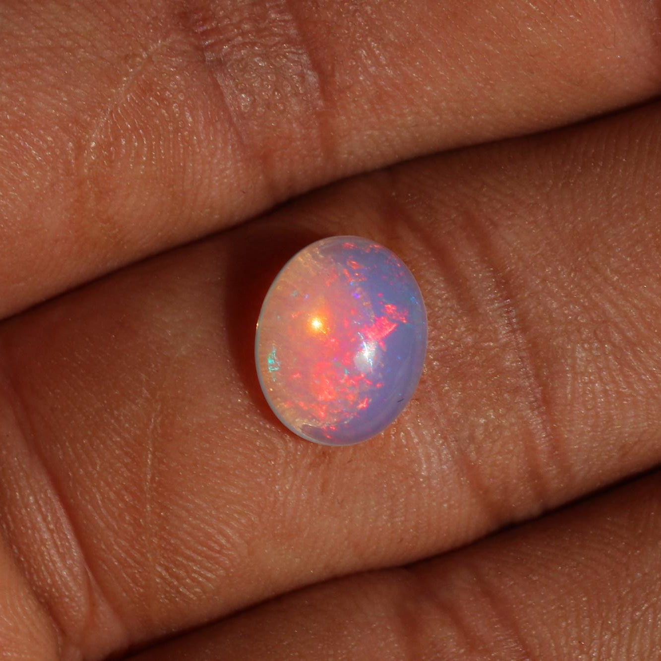 Welo Opal Gemstone: Ethiopian Fire Opal Crystal for Jewelry Making