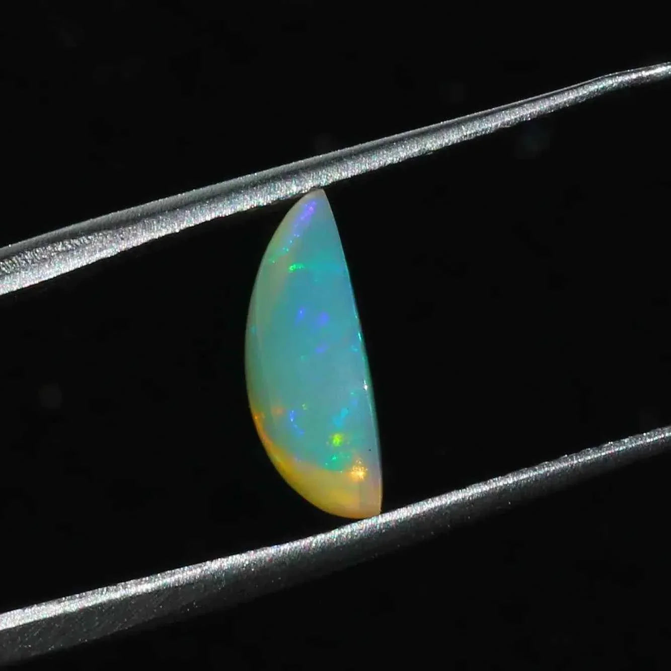 Ethiopian Fire Opal Pear Cut Cabochon AAA Natural Gemstone 1.76 Ct for Sale loose gemstones