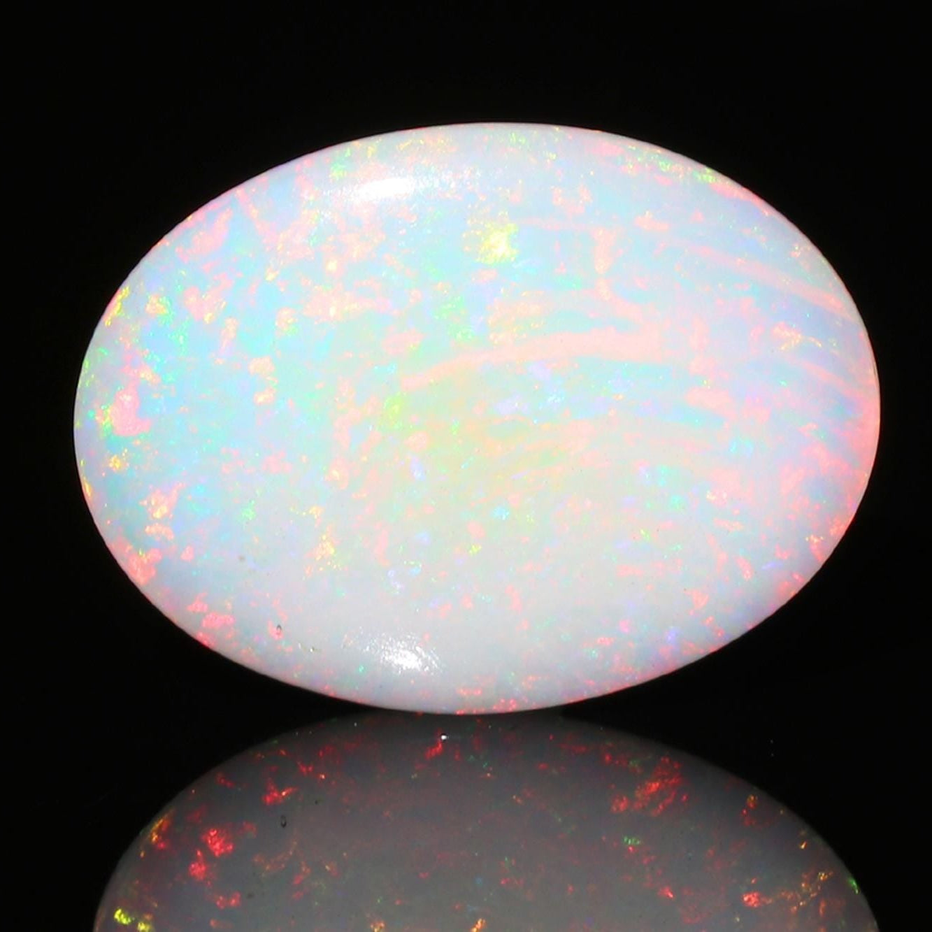 Welo Ethiopian Opal Cabochon: 19.02 ct Loose Gemstone, October Birthstone