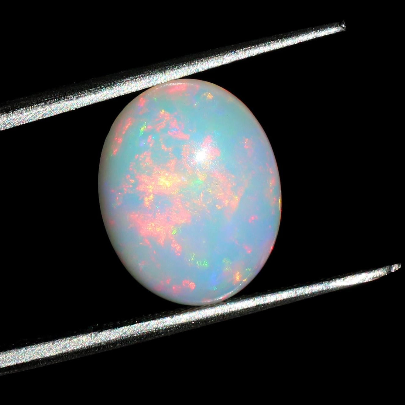 Ethiopian Welo Opal Cabochon: AAA Grade Pinfire Gemstone, 5.40 ct