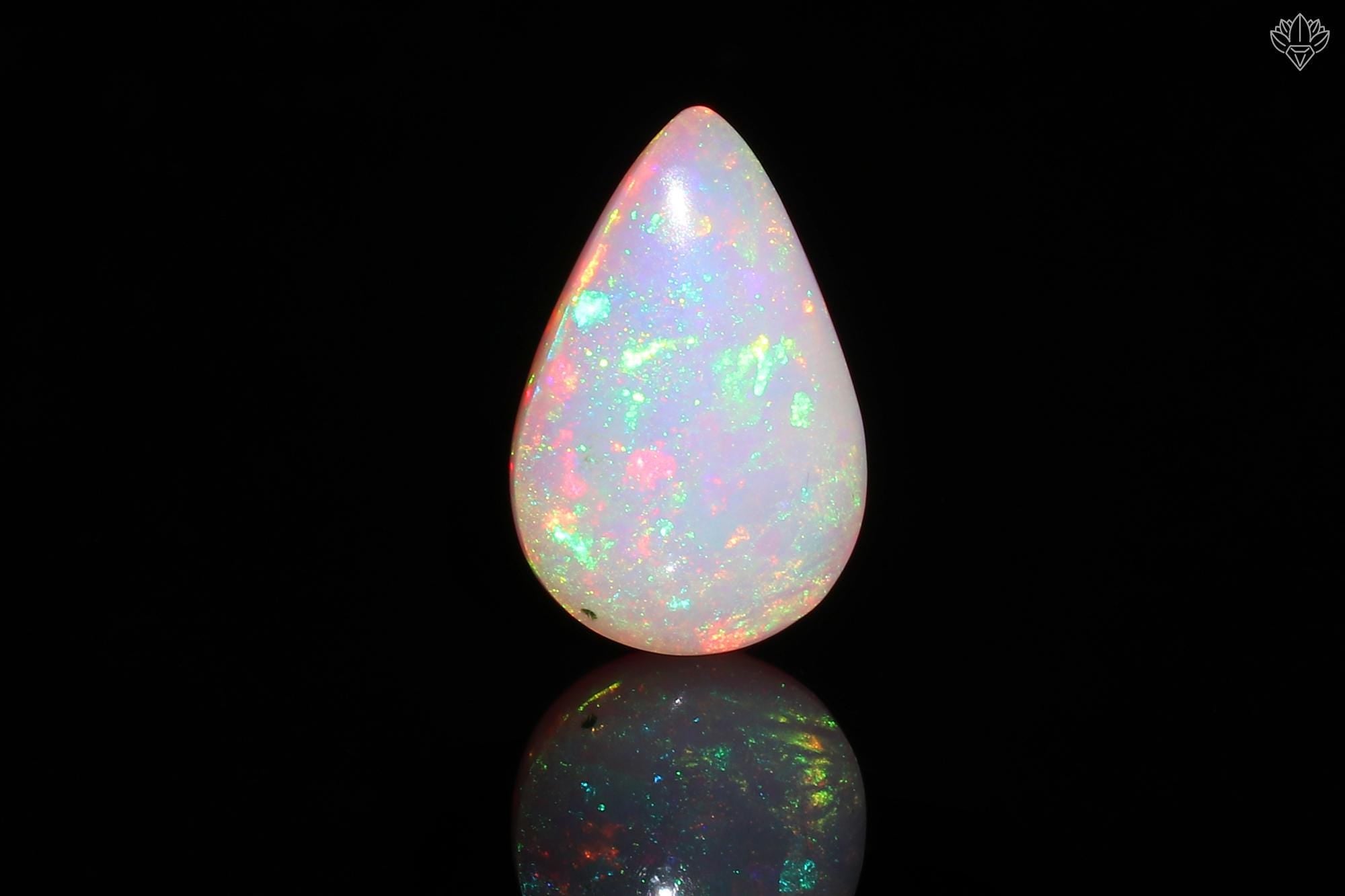 Ethiopian Welo Opal Cabochon: AAA Grade Multi-Fire Gemstone, 6.19 Cts