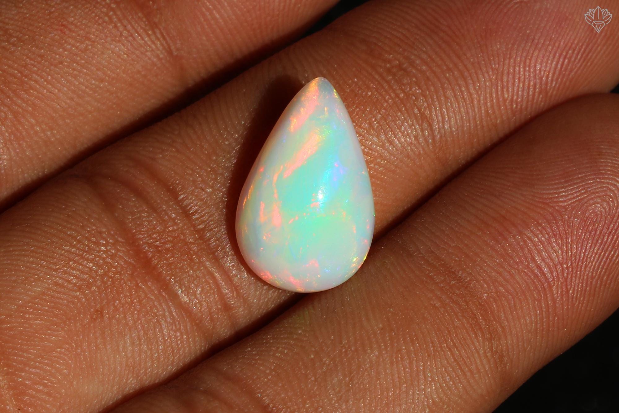 Ethiopian Welo Opal Cabochon: AAA Grade Multi-Fire Gemstone, 6.19 Cts