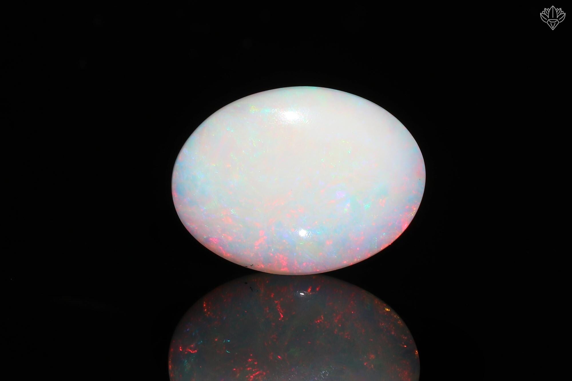 Ethiopian Welo Opal Cabochon: Oval Gemstone, October Birthstone, 10.53 Cts