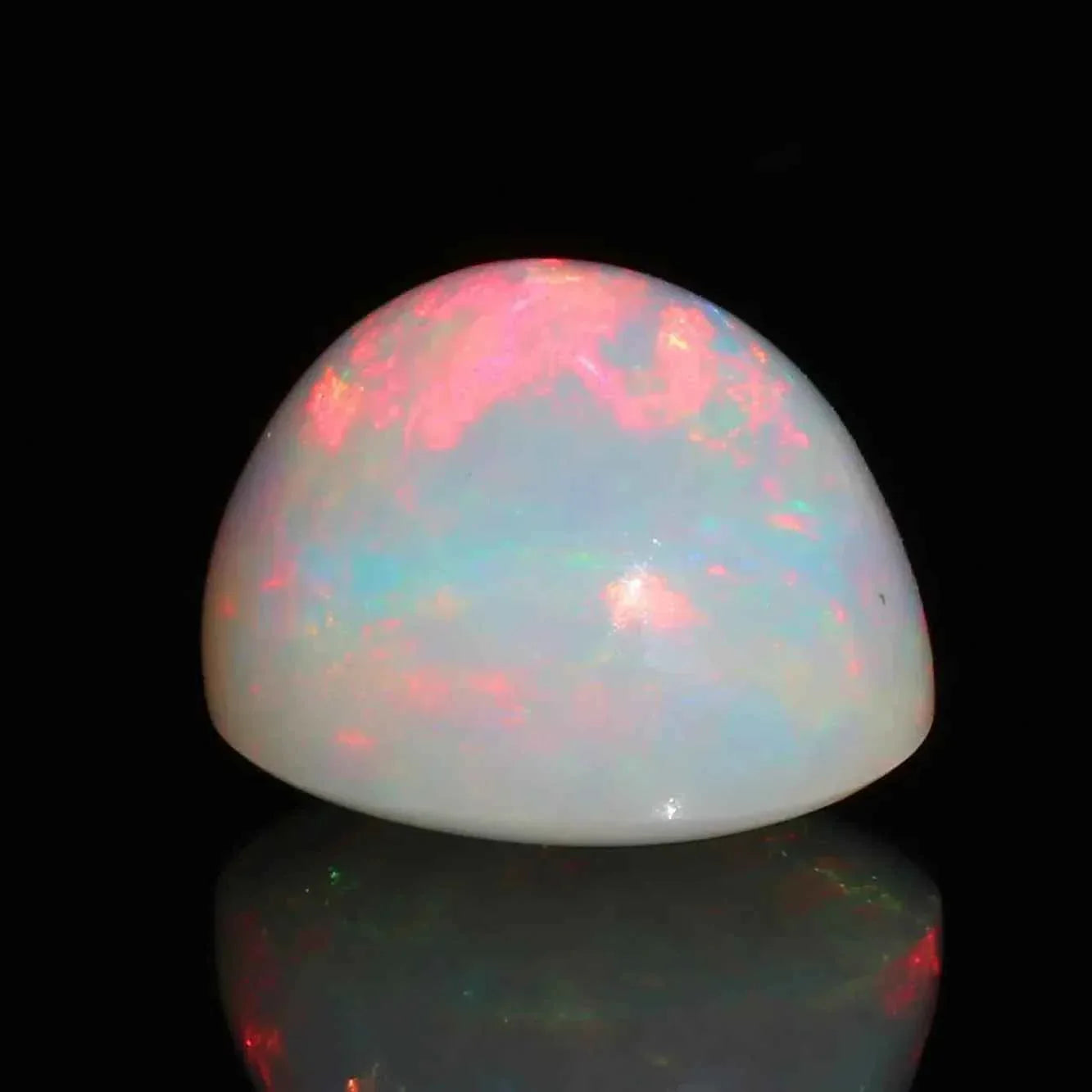 Welo Ethiopian Fire Opal Cabochon - October Birthstone Loose Opal Stone 16x14 mm loose gemstones