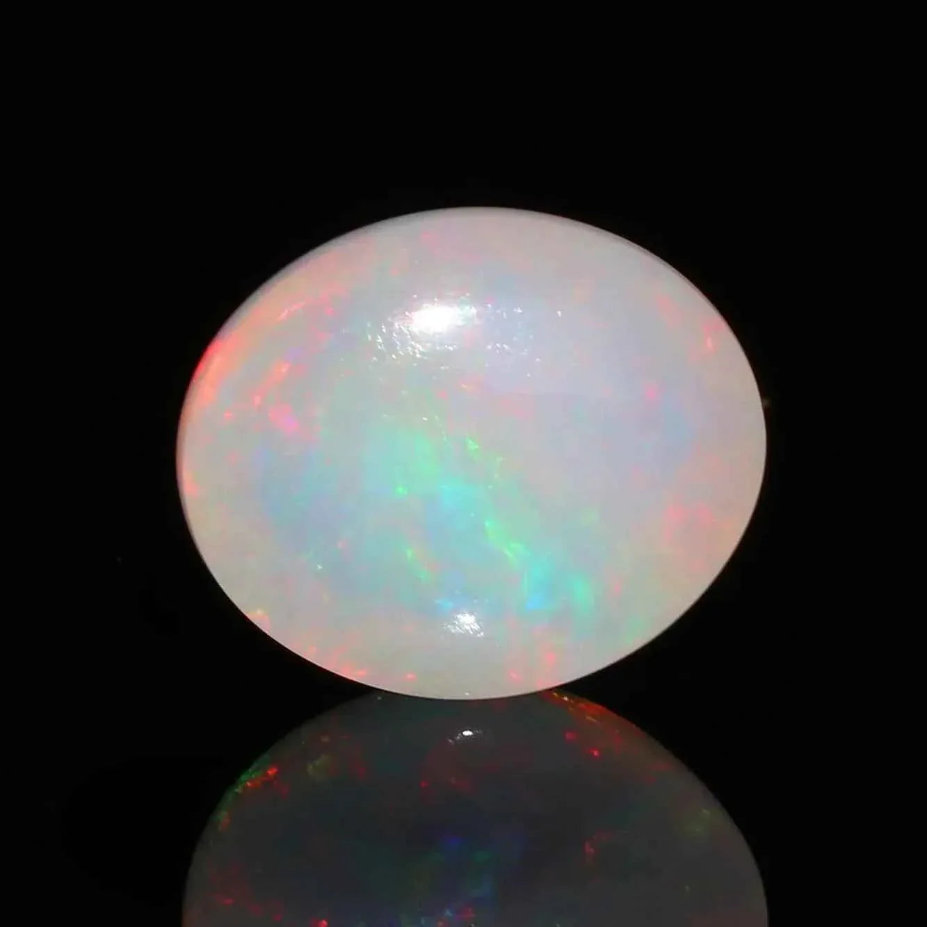 Welo Ethiopian Fire Opal Cabochon - October Birthstone Loose Opal Stone 16x14 mm loose gemstones