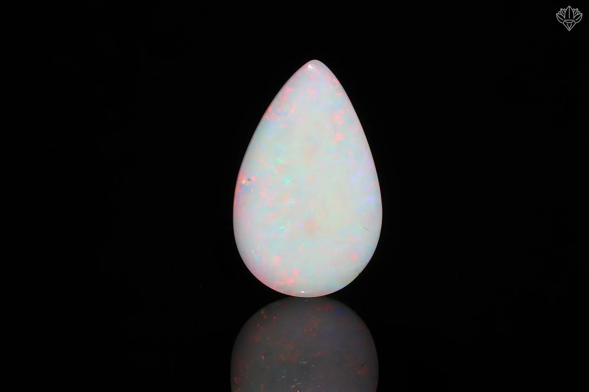 Ethiopian Opal Cabochon: Rainbow Iridescent Gemstone, 9.00 Ct loose gemstones
