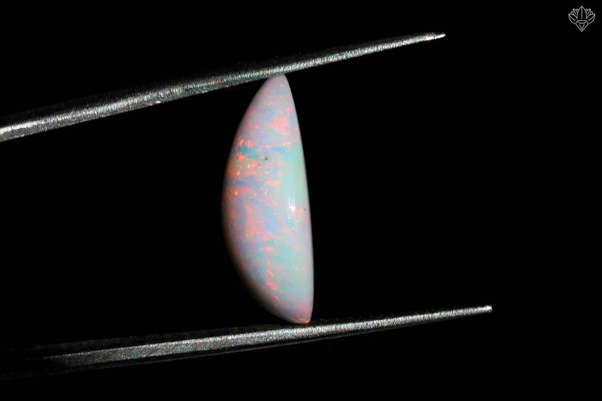 Ethiopian Opal Cabochon: Rainbow Iridescent Gemstone, 9.00 Ct loose gemstones