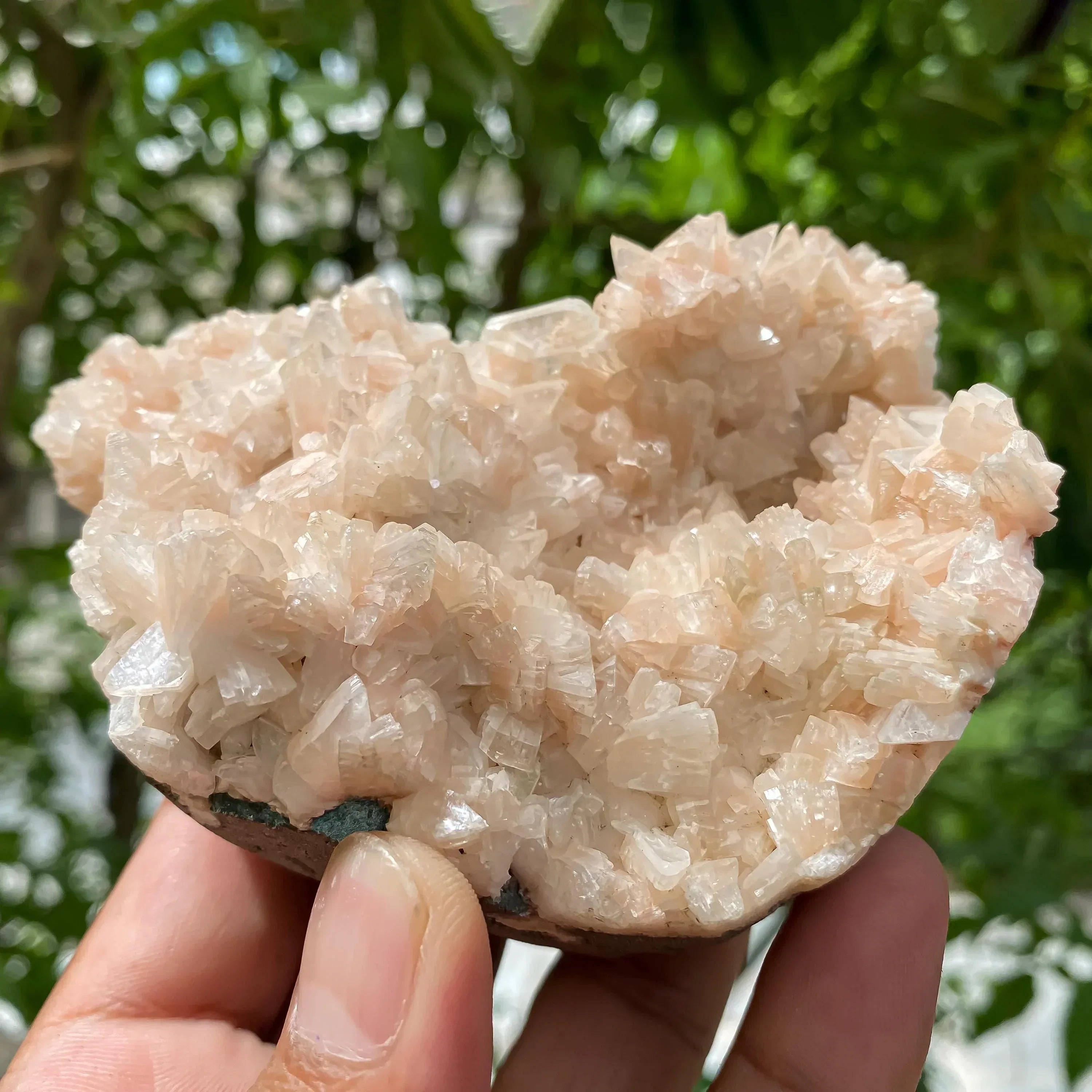 Unique Natural Stilbite Apophyllite Cluster - 460gm Energy Balancing Gemstone for Your Space Rough Zeolite