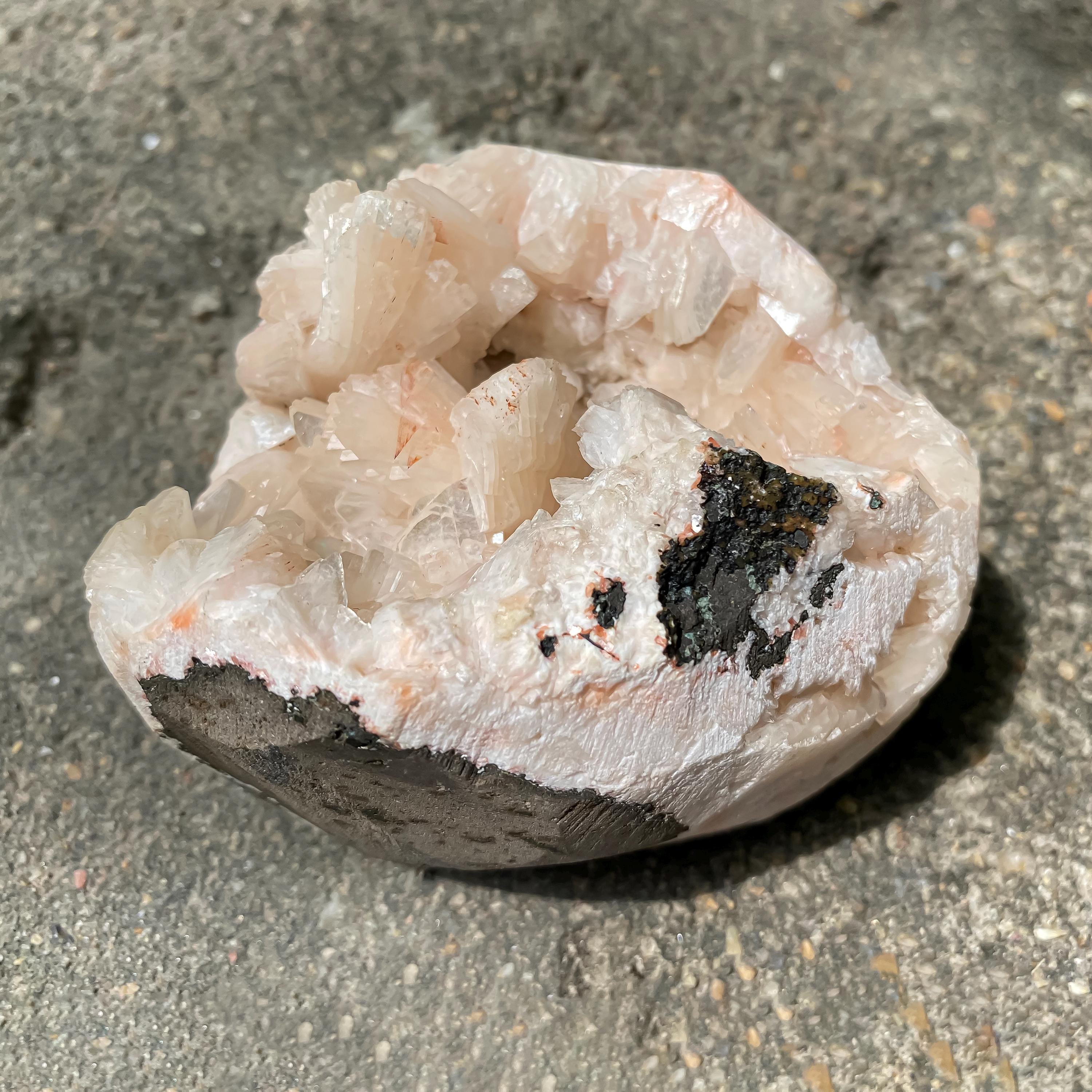 Stilbite Apophyllite Cluster - Sparkling Natural Crystal for Meditation Home Decor 290gm