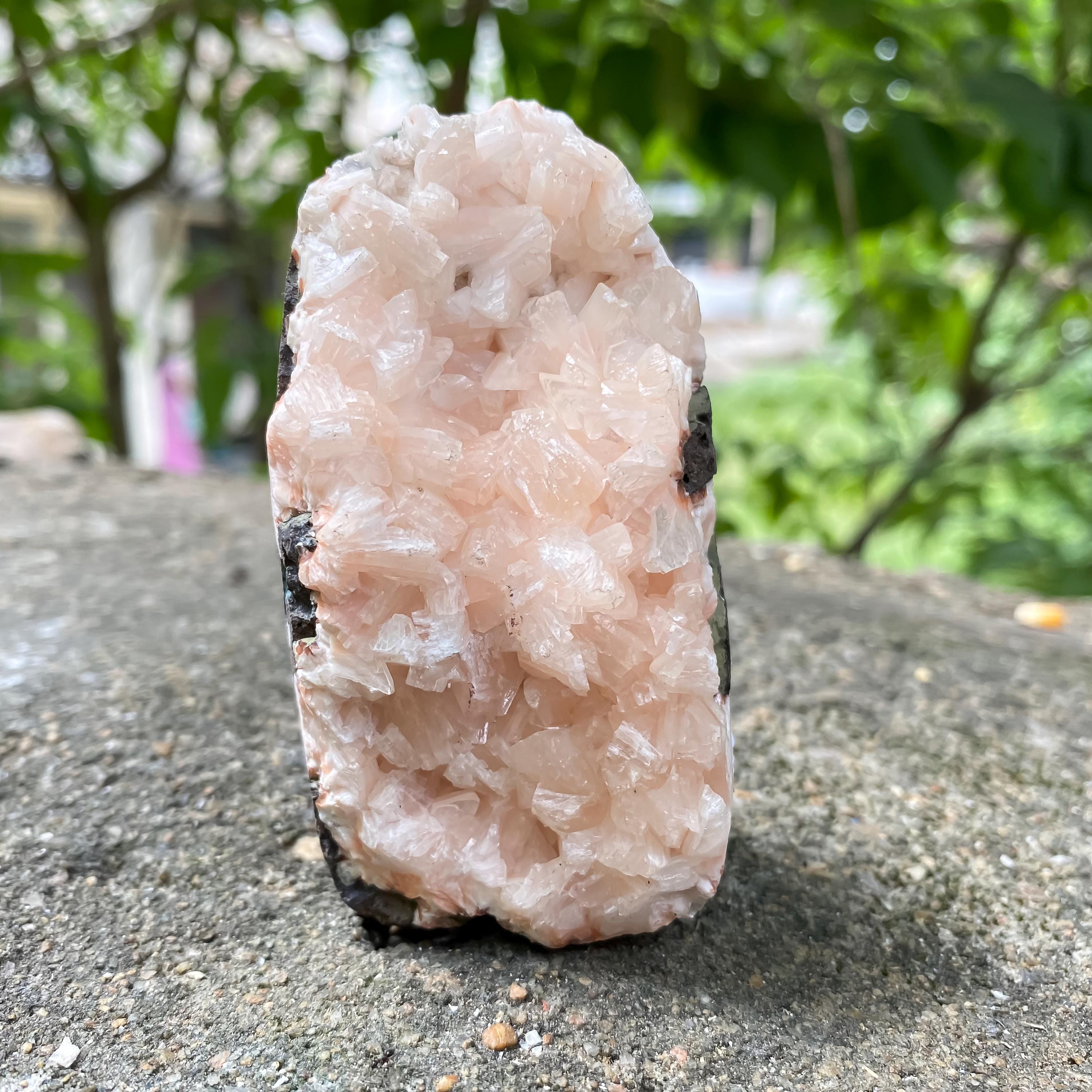 Stilbite Apophyllite Crystal Cluster  180gm Natural Gem Minerals Geode Cluster Rough