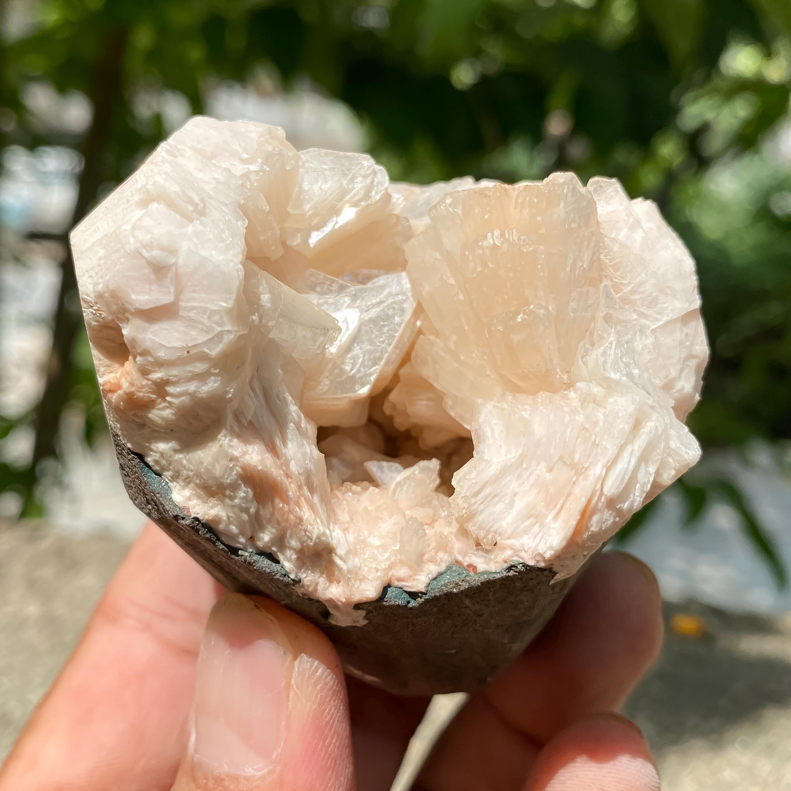 Stilbite Apophyllite Cluster: High Vibration Healing Crystal 230gm