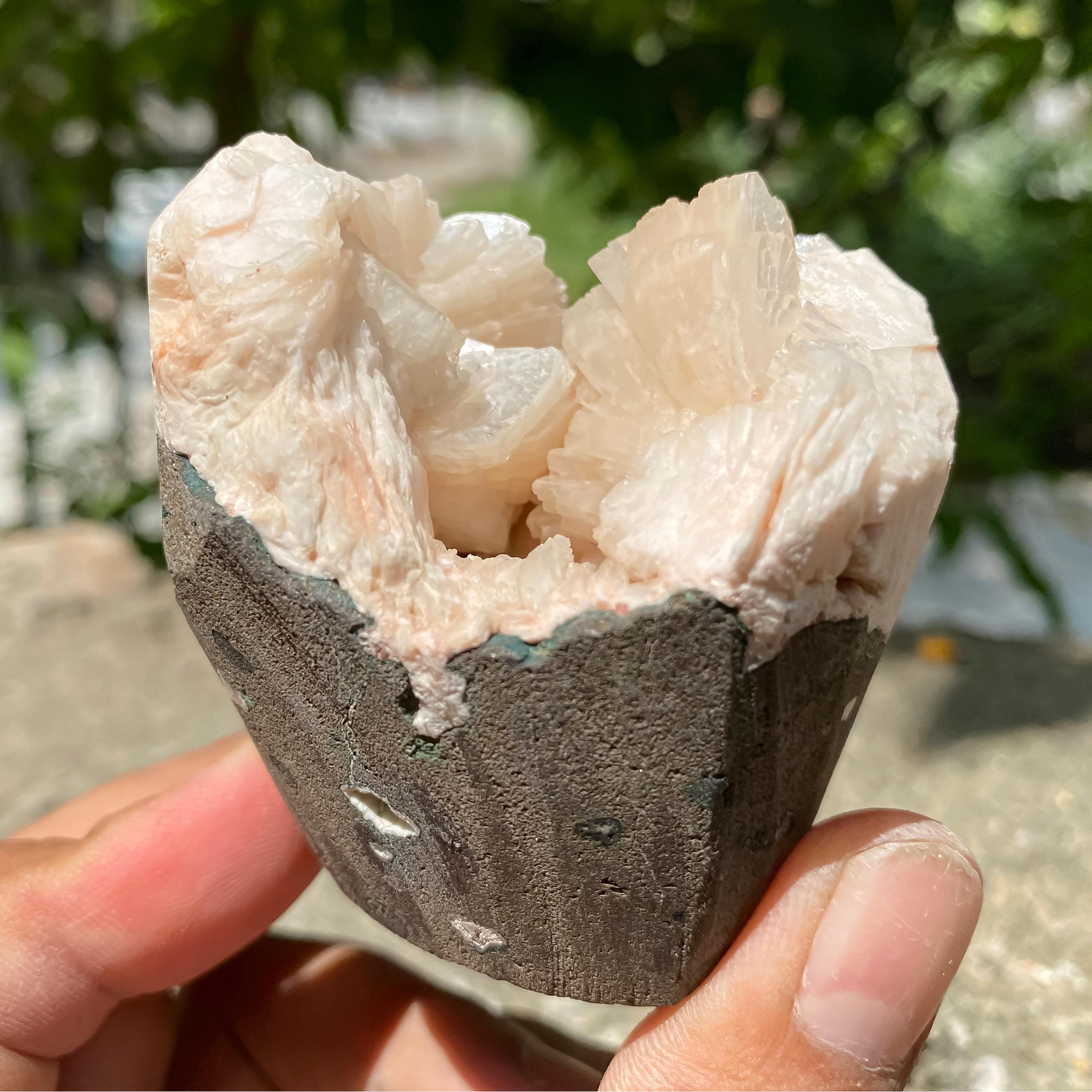 Stilbite Apophyllite Cluster: High Vibration Healing Crystal 230gm