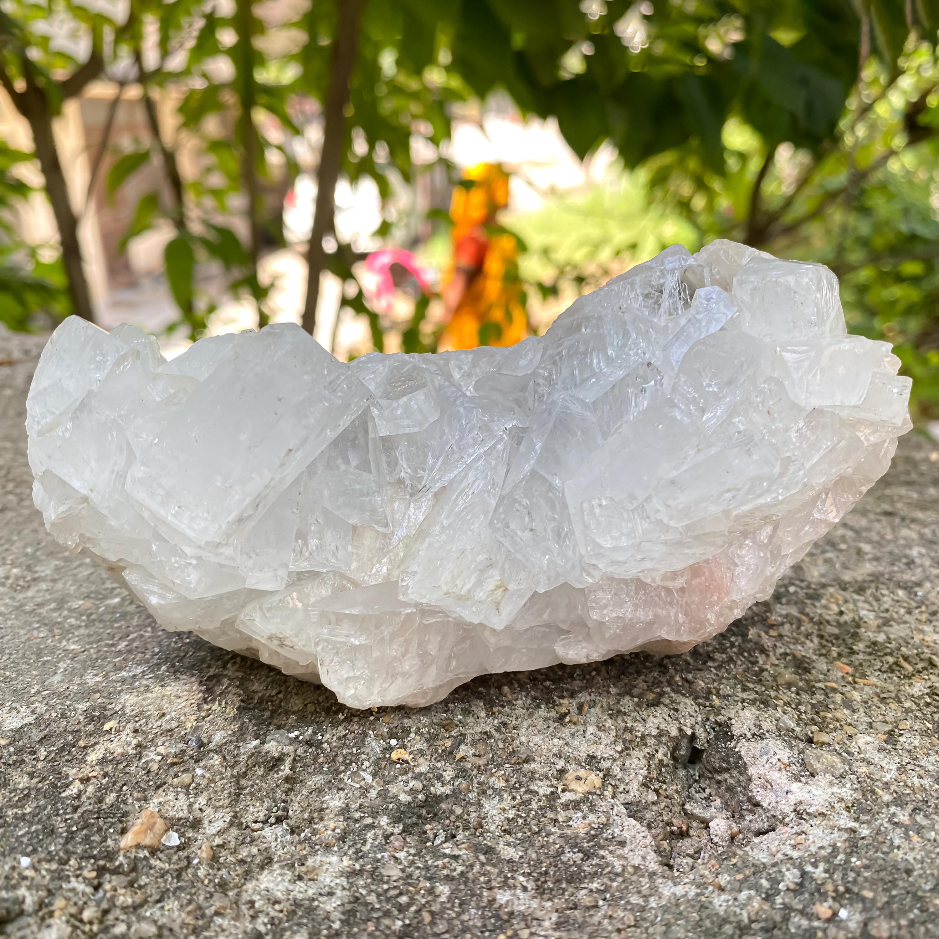 White Apophyllite Cluster  465gm Raw Crystal for Meditation, Reiki, Energy Cleansing & Collectors