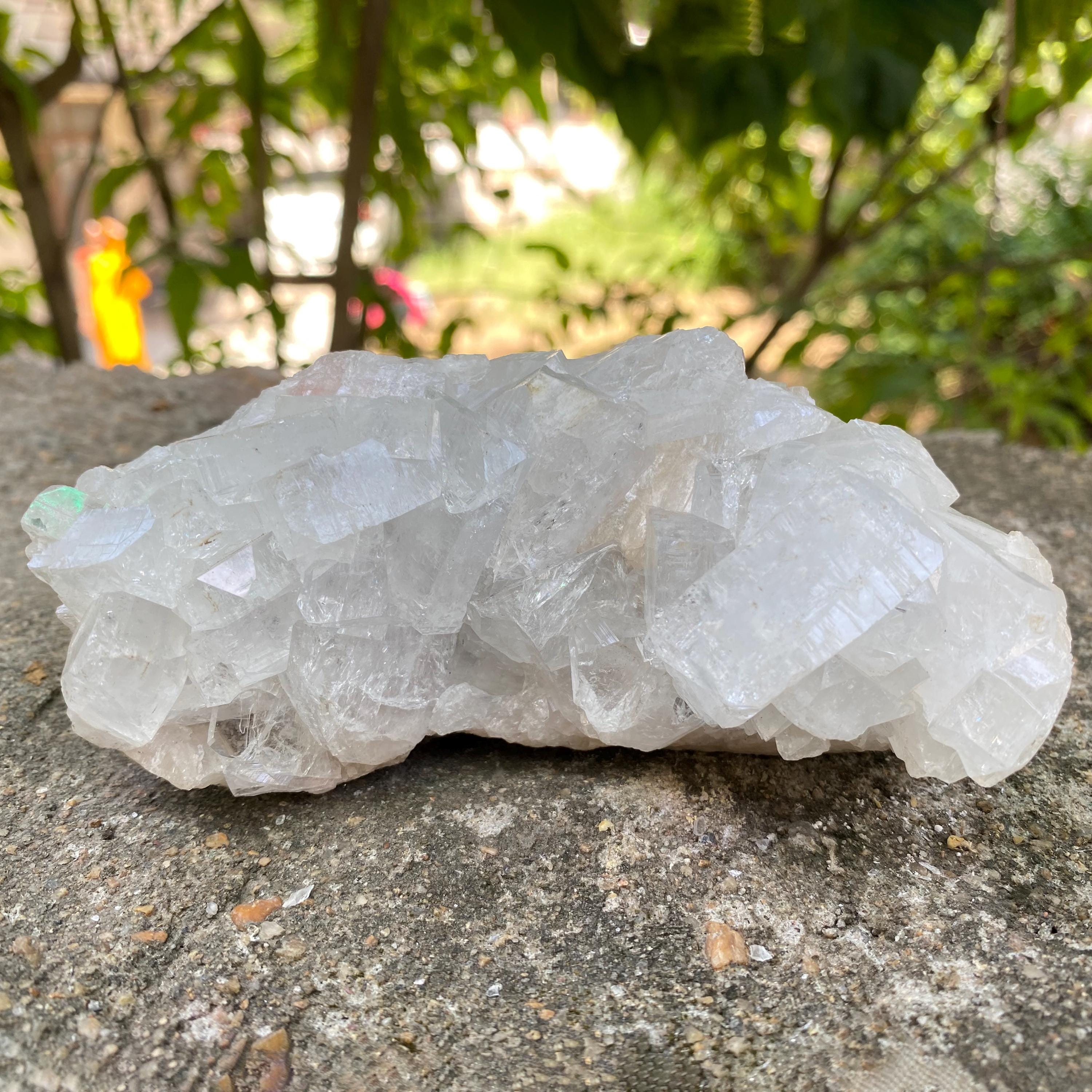 White Apophyllite Cluster  465gm Raw Crystal for Meditation, Reiki, Energy Cleansing & Collectors