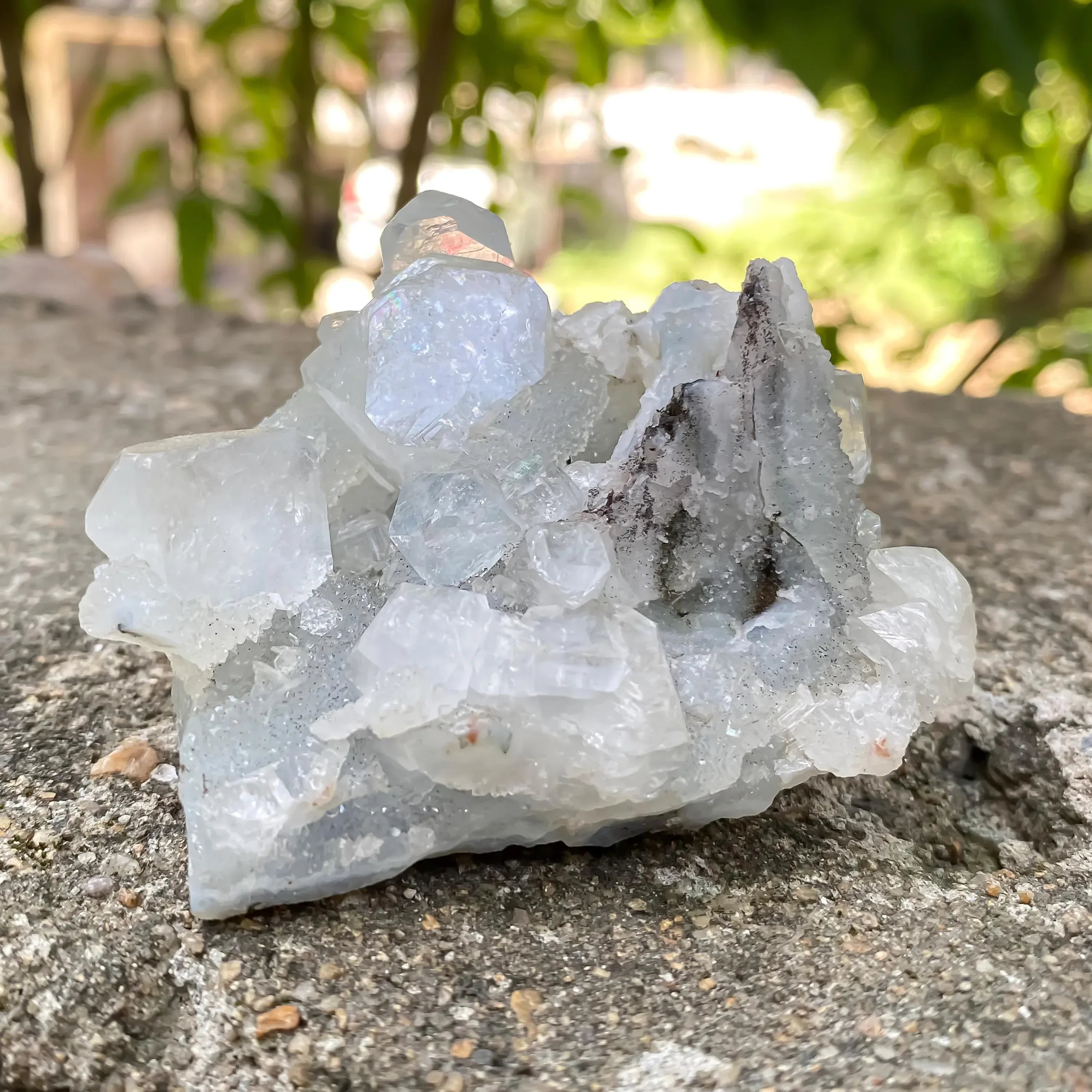 Apophyllite Zeolite Cluster 150gm Natural Crystal Mineral Specimen 100% Genuine Zeolite