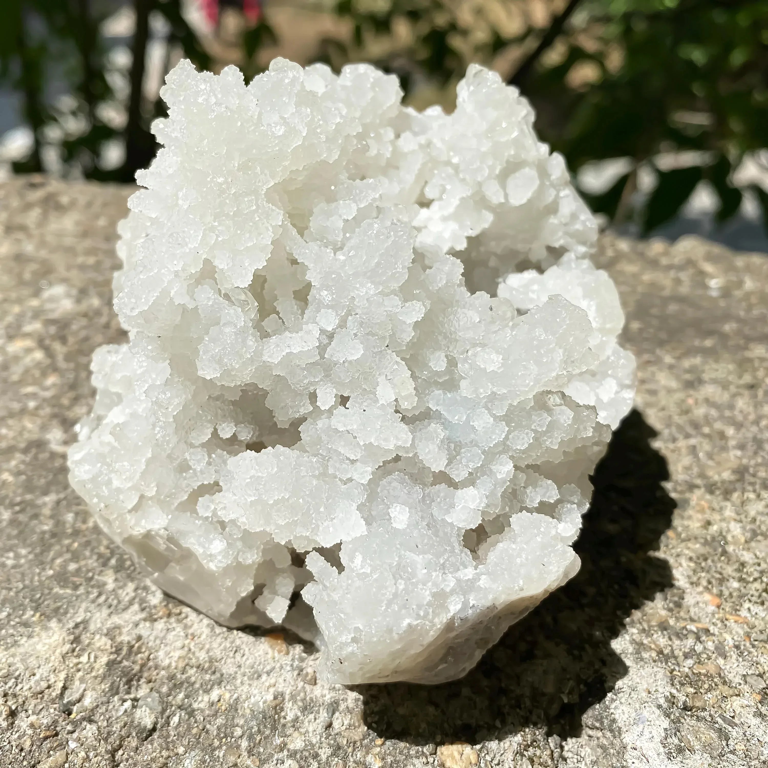 550gm Raw Chalcedony Apophyllite Zeolite Cluster Sparkling Crystal for Healing & Display Zeolite