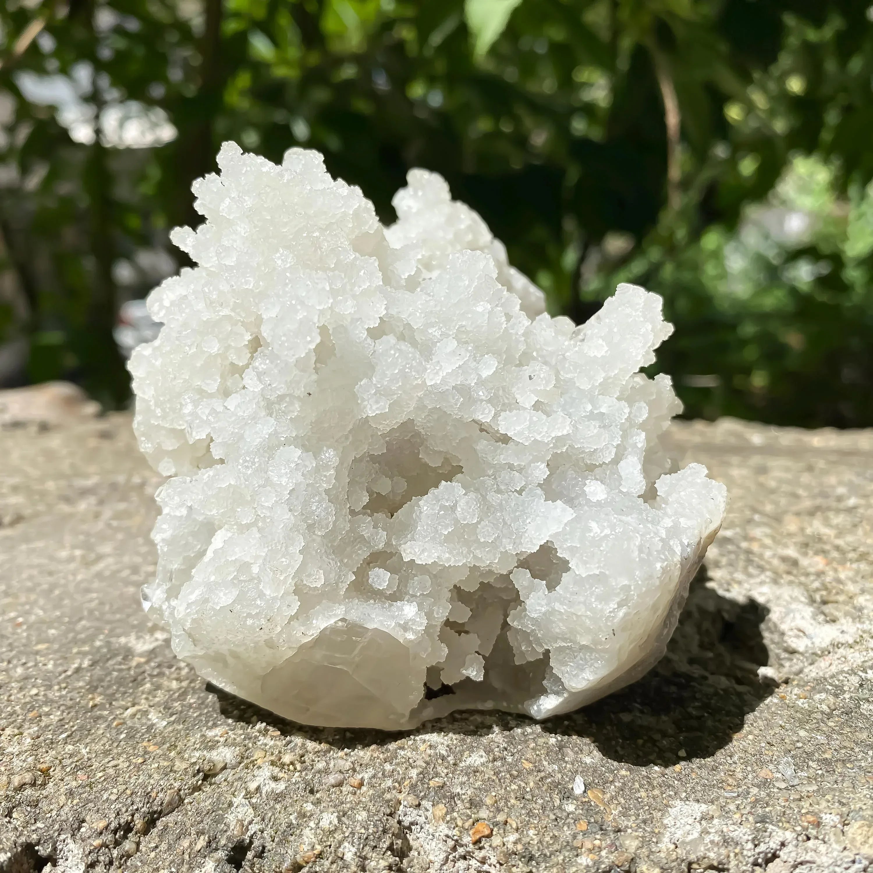 550gm Raw Chalcedony Apophyllite Zeolite Cluster Sparkling Crystal for Healing & Display Zeolite