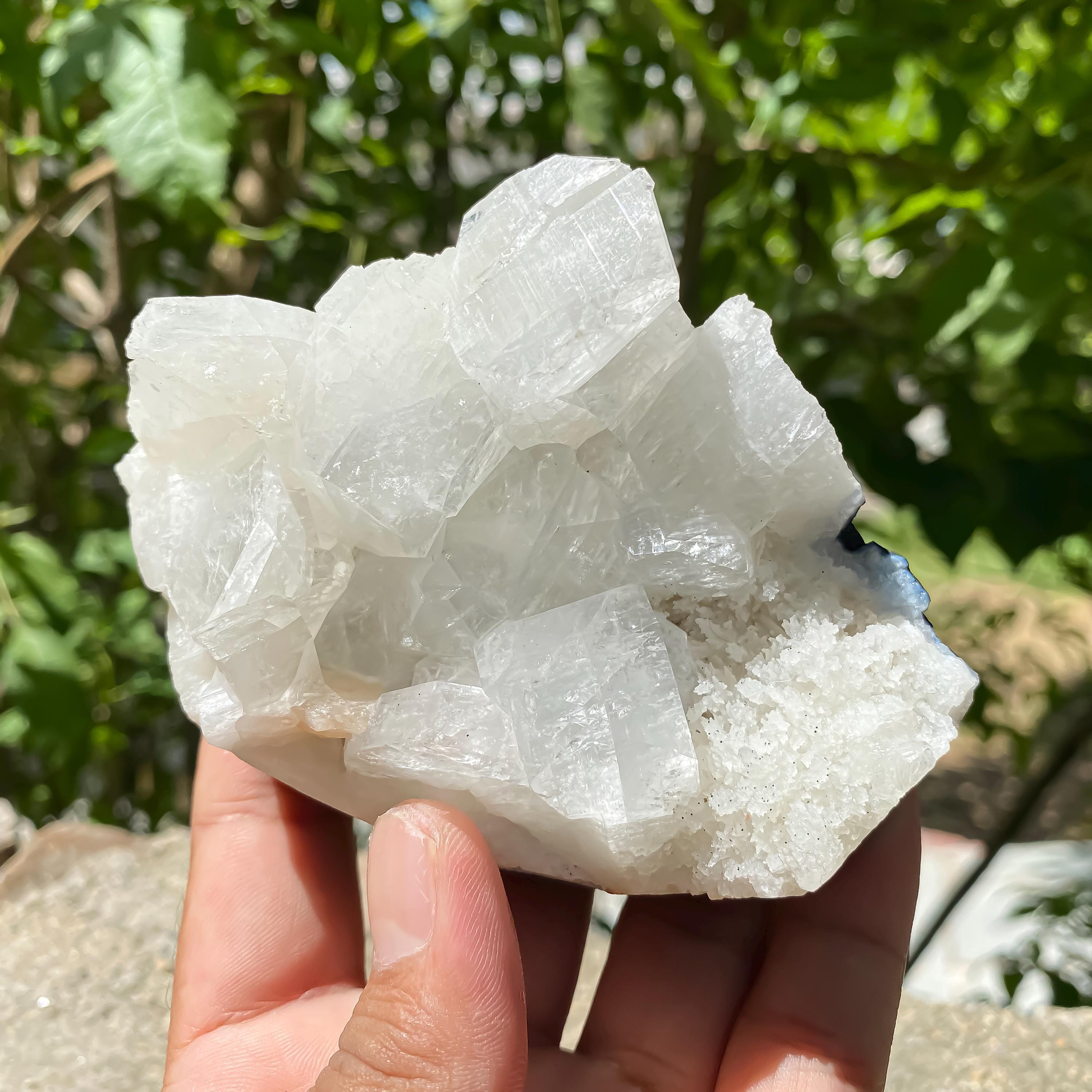 Natural Apophyllite with Stilbite Crystal Cluster  Rare Zeolite Mineral Cluster Rough