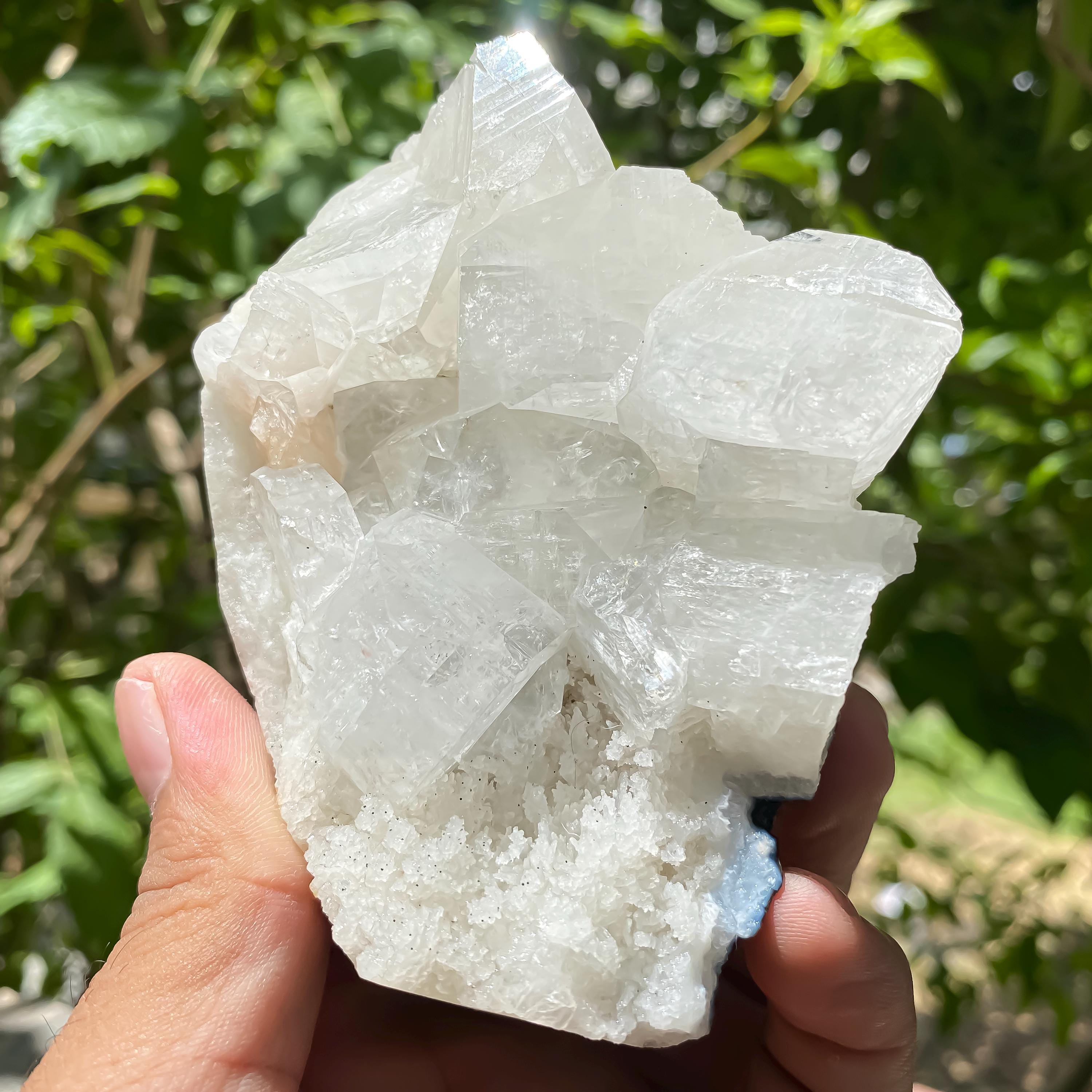Natural Apophyllite with Stilbite Crystal Cluster  Rare Zeolite Mineral Cluster Rough