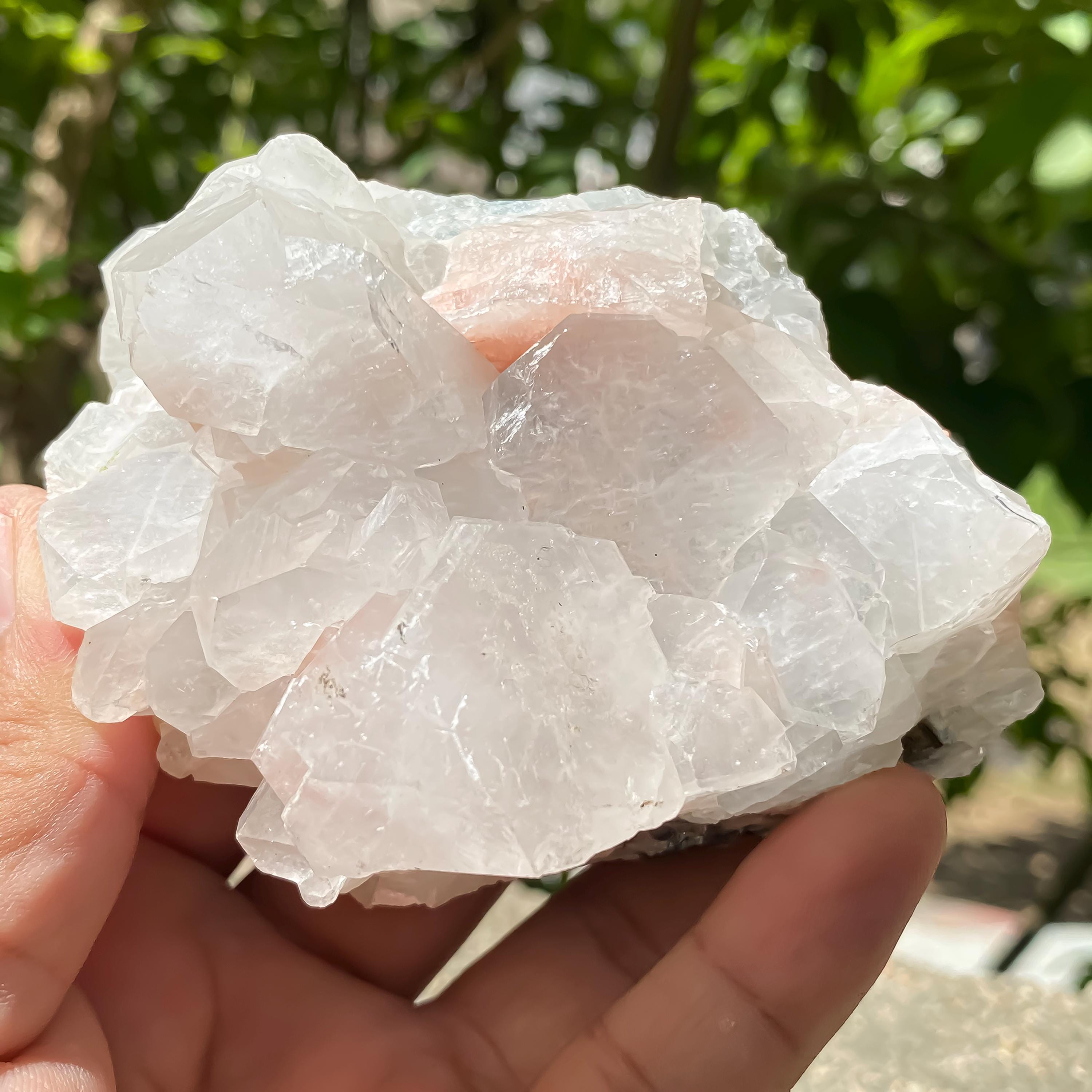 Natural Apophyllite Cluster Rough  Clear Crystal for Clarity, Spiritual Connection & Energy Minerals
