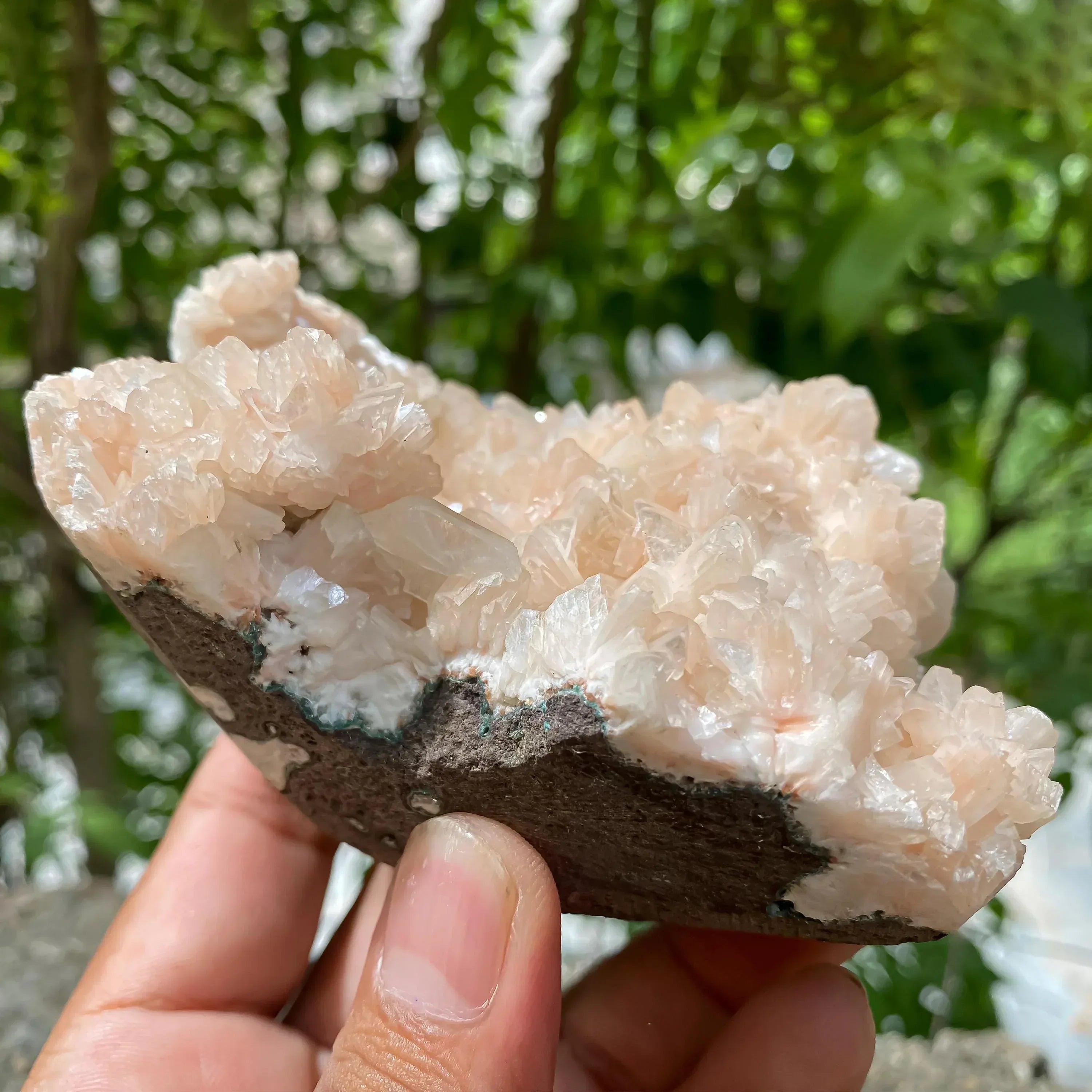 Unique Natural Stilbite Apophyllite Cluster - 460gm Energy Balancing Gemstone for Your Space Rough Zeolite