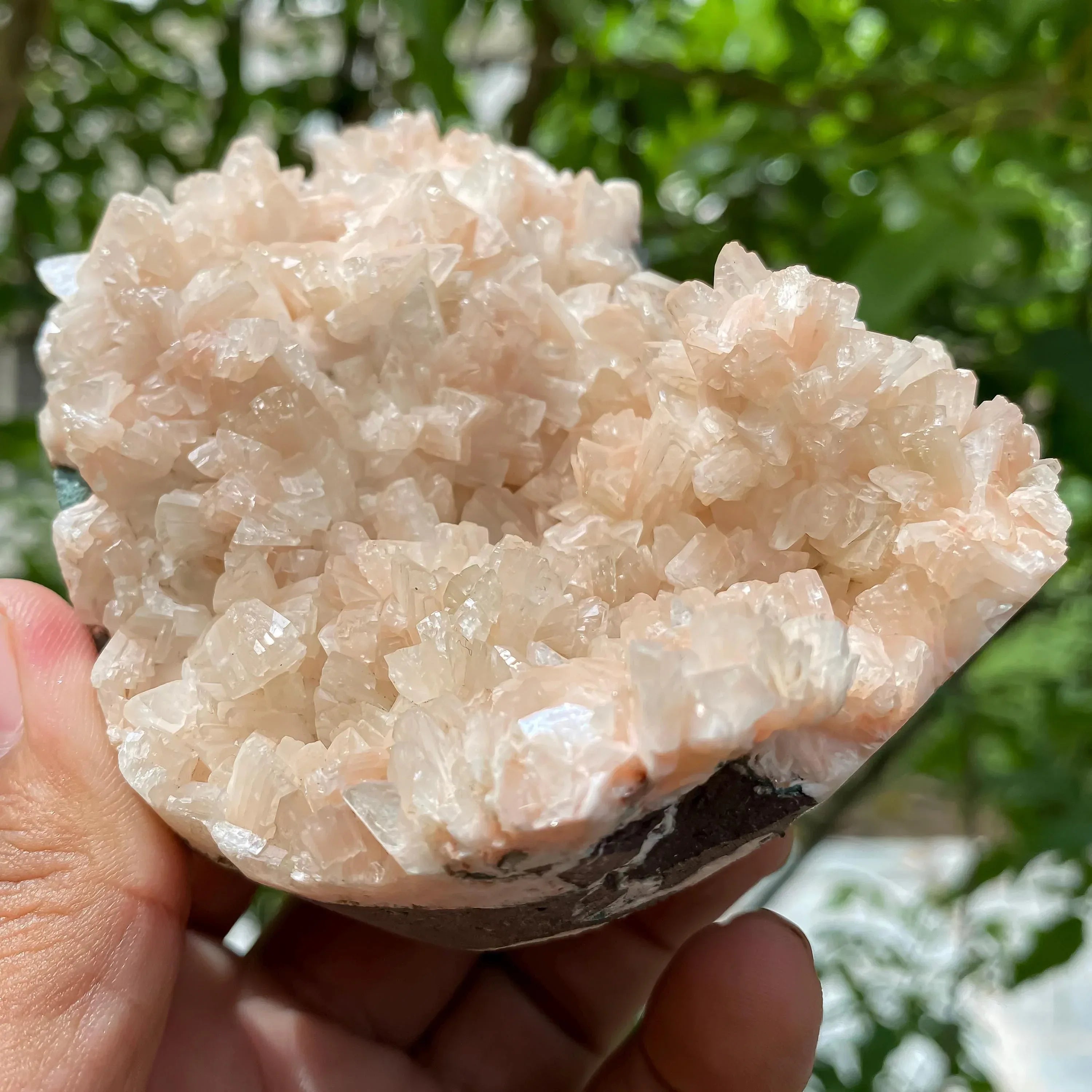 Unique Natural Stilbite Apophyllite Cluster - 460gm Energy Balancing Gemstone for Your Space Rough Zeolite