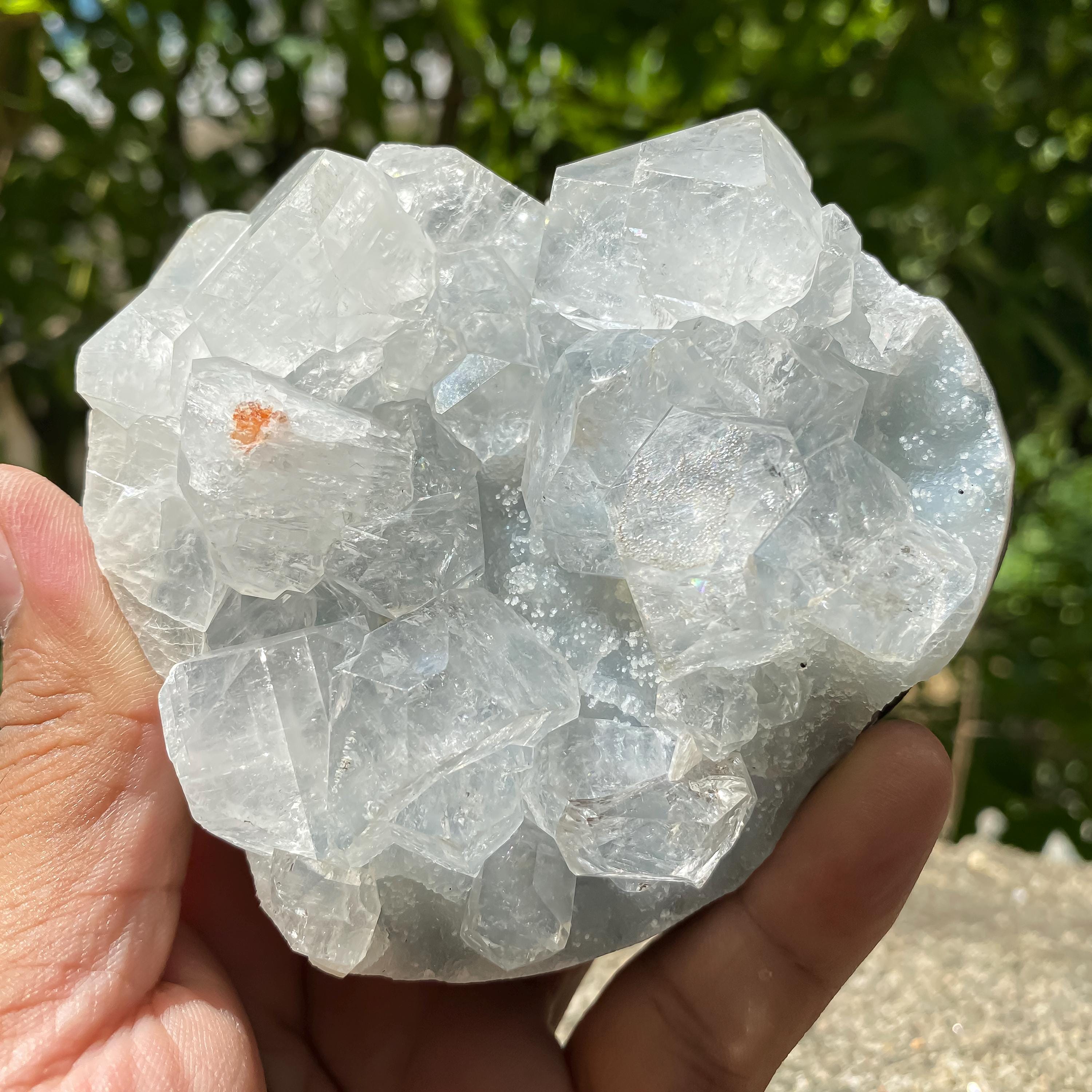 Natural Apophyllite Reiki Healing Stone for Energy, 465gm Meditation, Chakra Balancing, Spiritual Decor Cluster