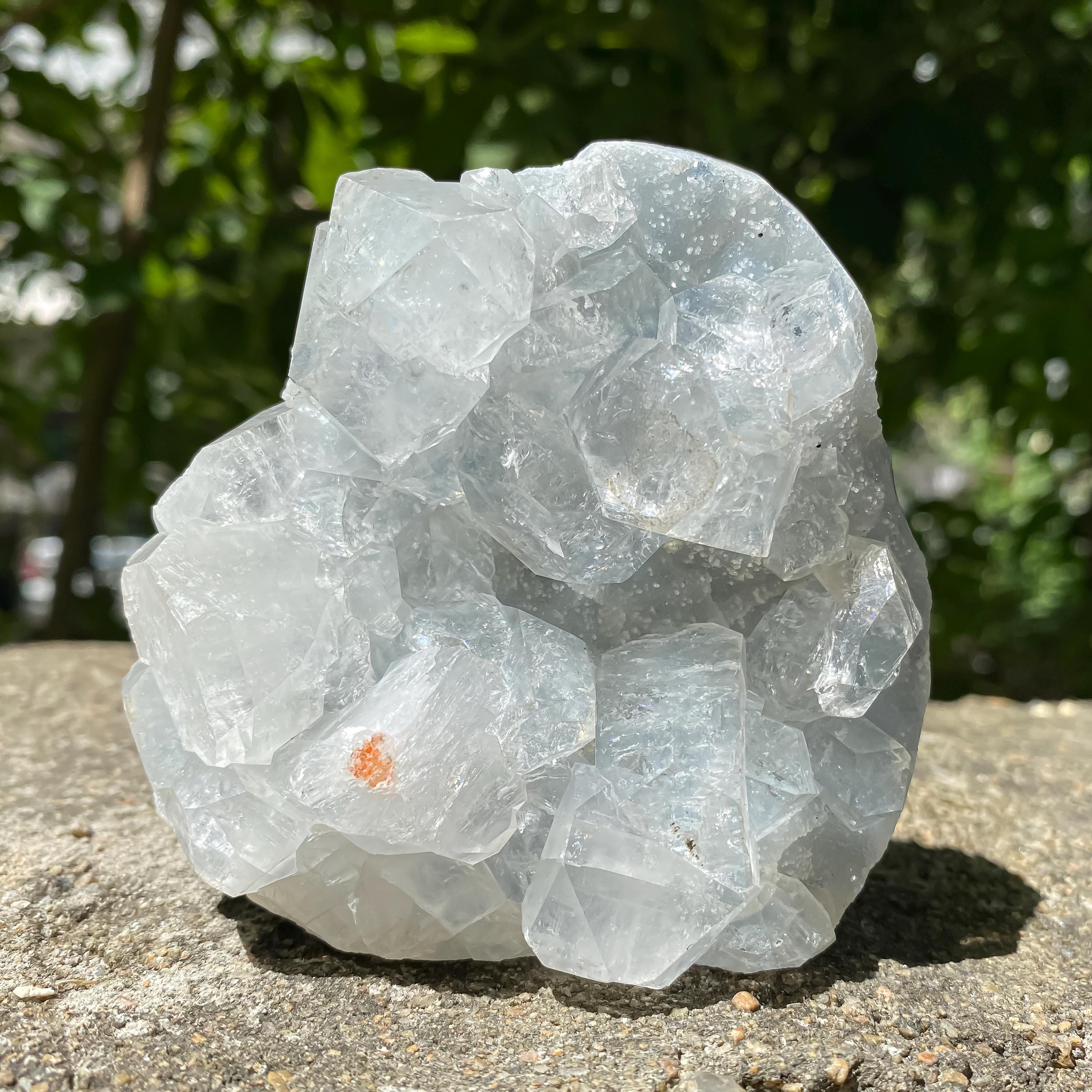 Natural Apophyllite Reiki Healing Stone for Energy, 465gm Meditation, Chakra Balancing, Spiritual Decor Cluster