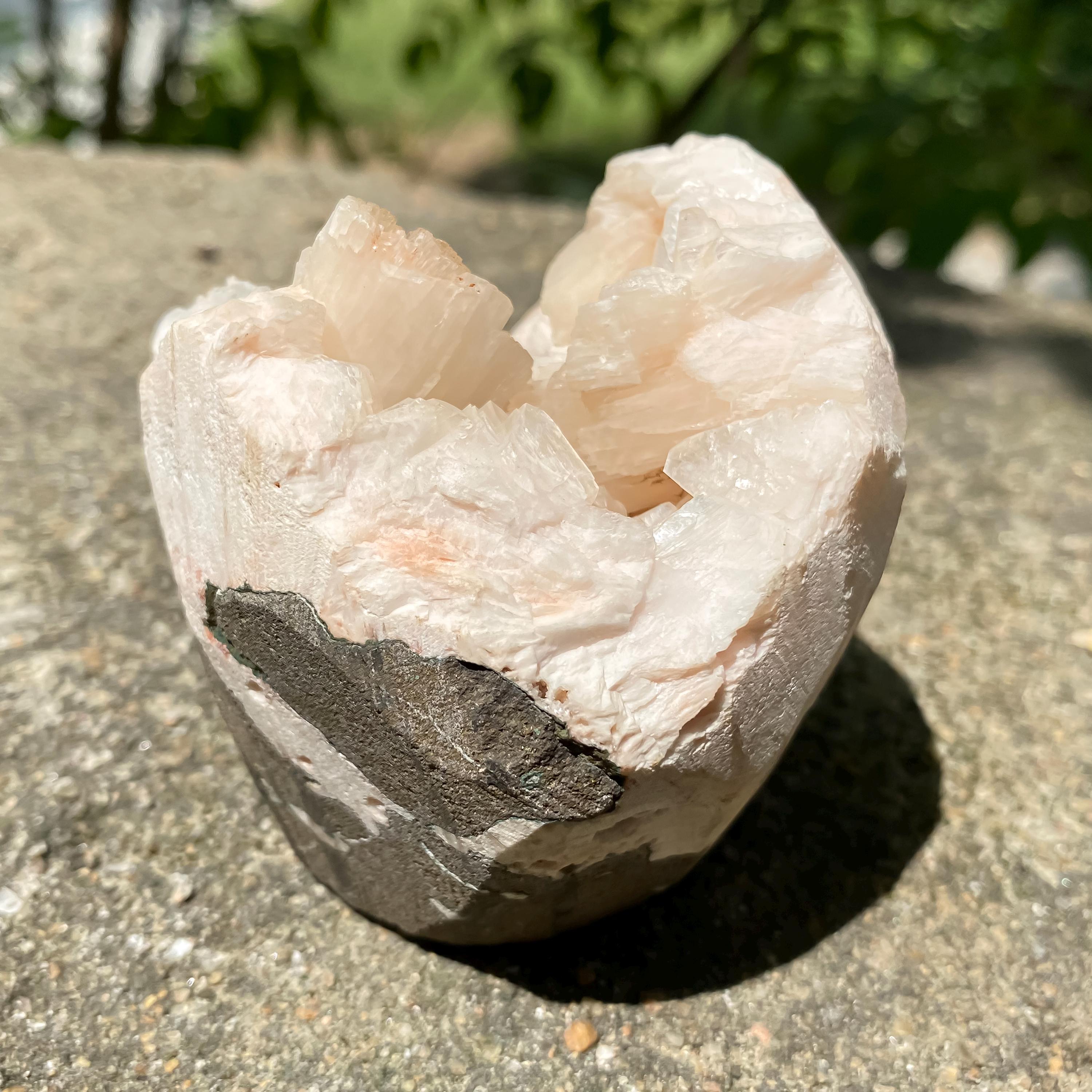 Stilbite Apophyllite Cluster: High Vibration Healing Crystal 230gm