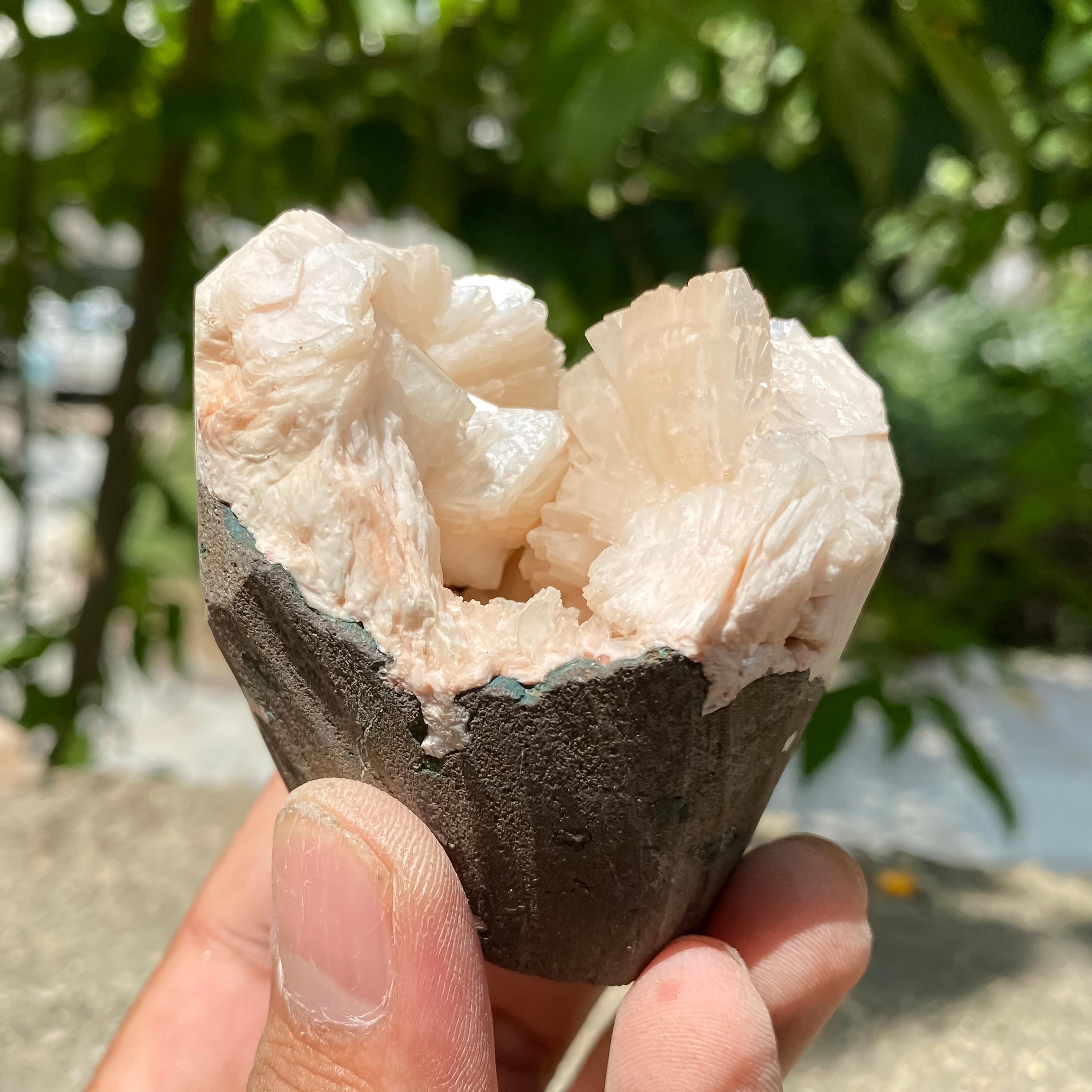 Stilbite Apophyllite Cluster: High Vibration Healing Crystal 230gm