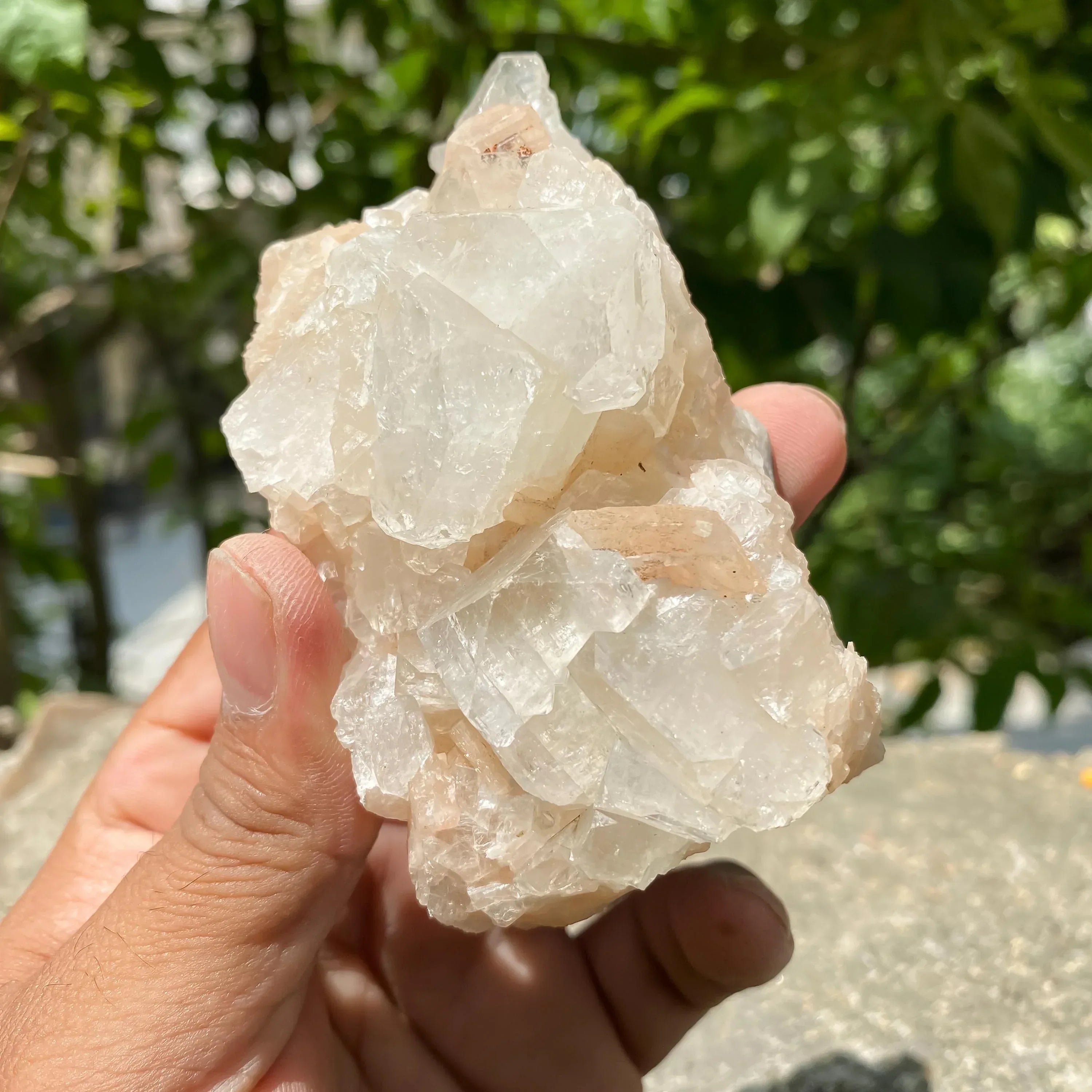 Apophyllite Zeolite Cluster 220gm Raw Crystal Zeolite