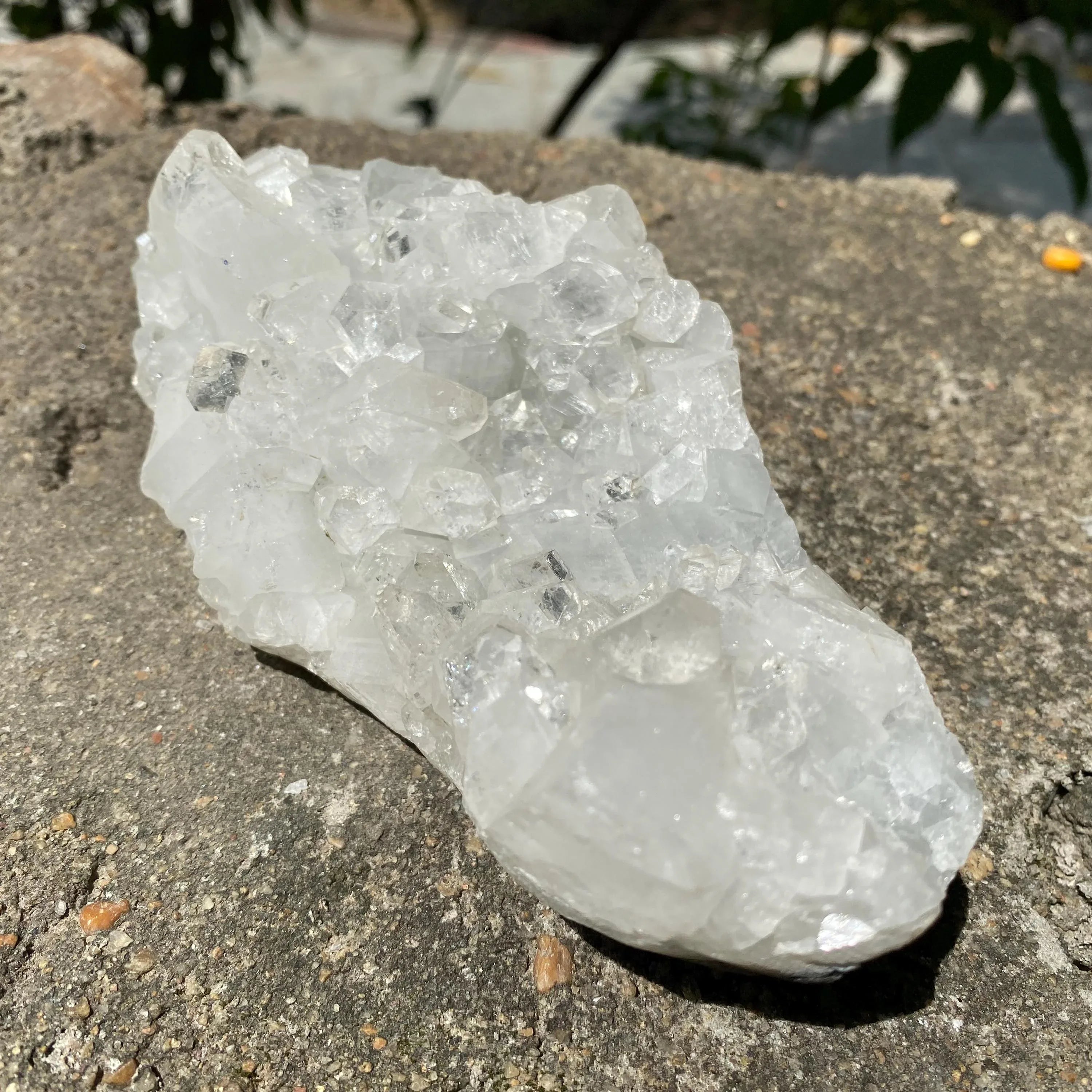 Apophyllite Zeolite Cluster: Natural Healing Stone, Meditation Decor Rough 545gm - Himalya Quartz