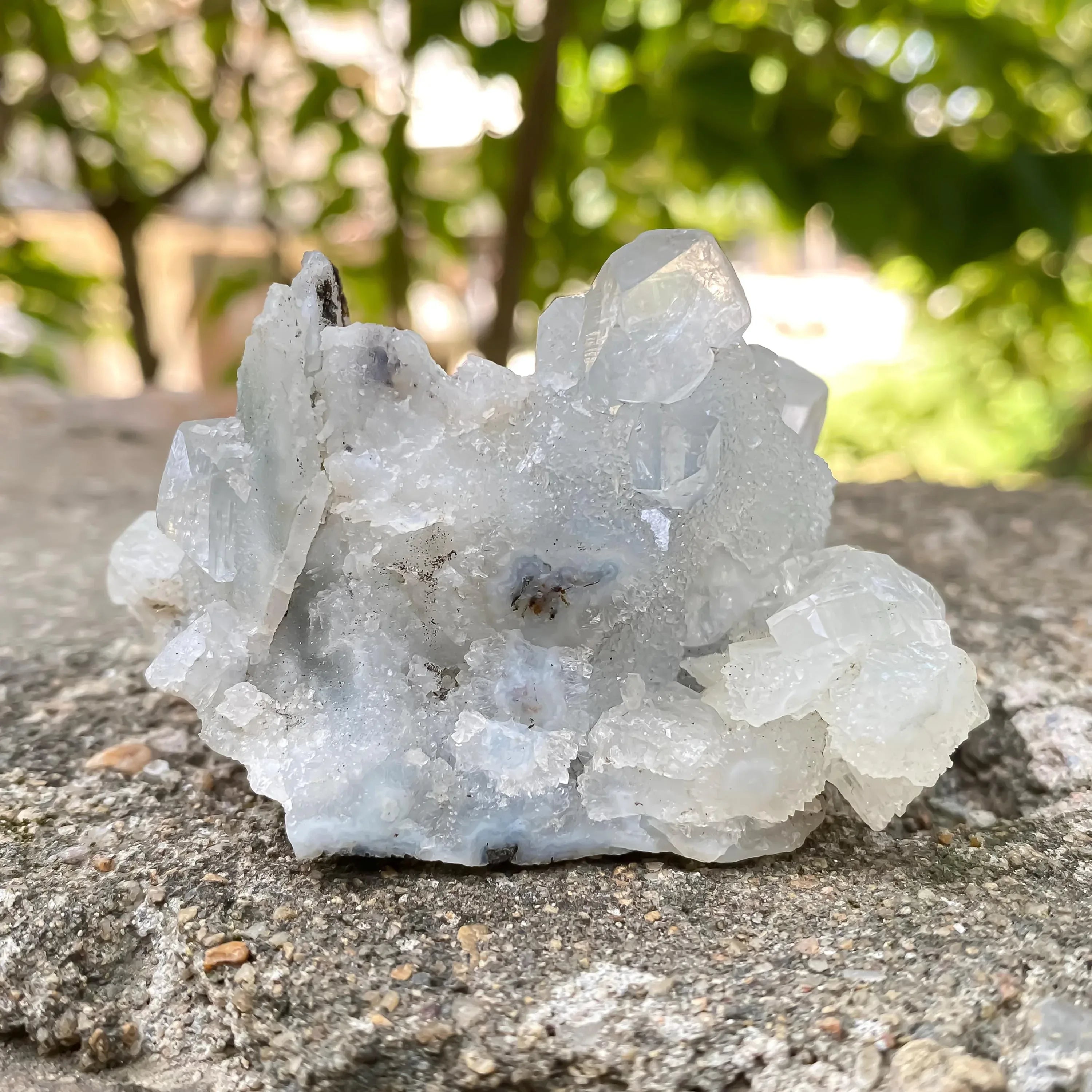 Apophyllite Zeolite Cluster 150gm Natural Crystal Mineral Specimen 100% Genuine Zeolite