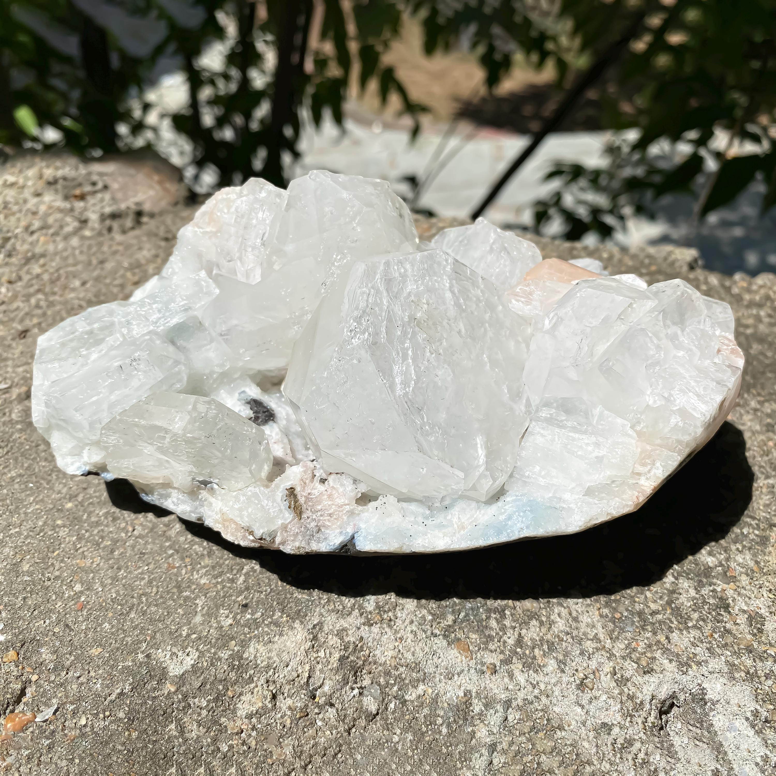 Apophyllite Cluster Crystal Specimen  Natural Rough Mineral Stone for Energy Healing, Meditation, Home Decor