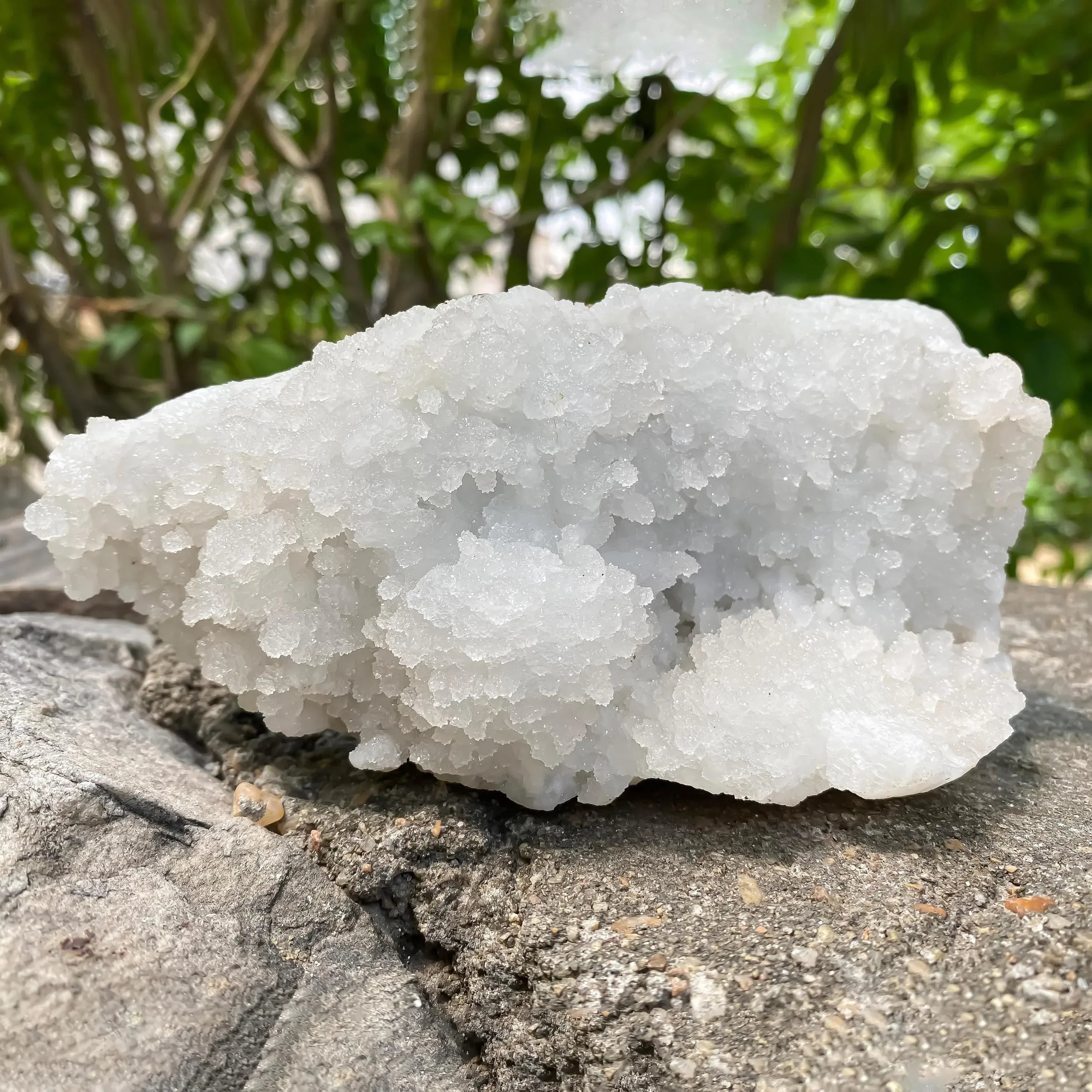 Chalcedony Apophyllite Cluster: 710gm Healing Crystal Decor Zeolite